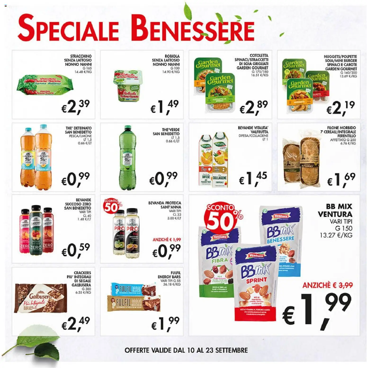 Volantino Coal del 10/09/2026 | Pagina: 14 | Prodotti: Bevande, Crackers, The, Robiola