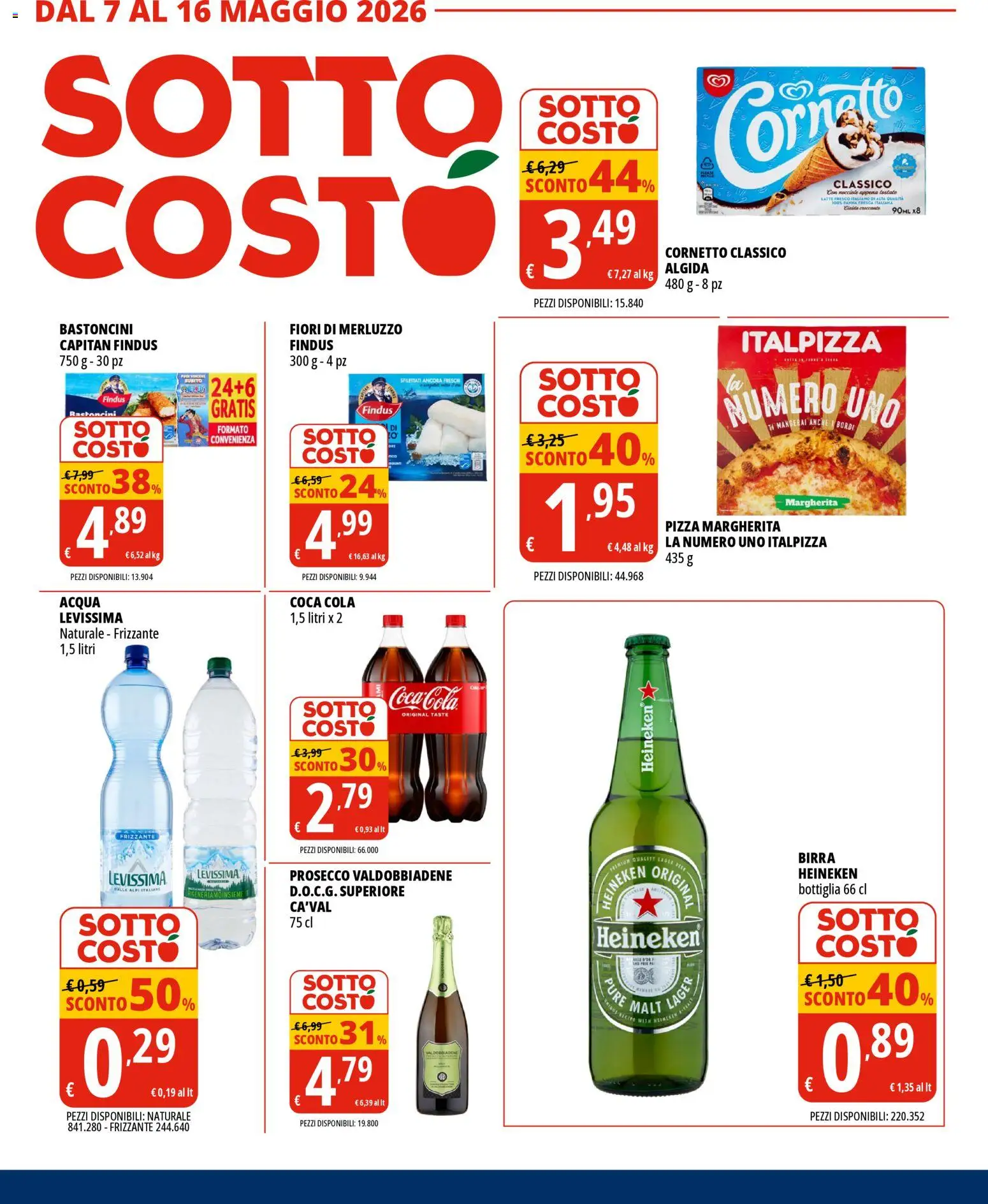 Volantino Tigros del 07.05.2026 | Pagina: 3 | Prodotti: Birra, Cornetto, Latte, Bottiglia