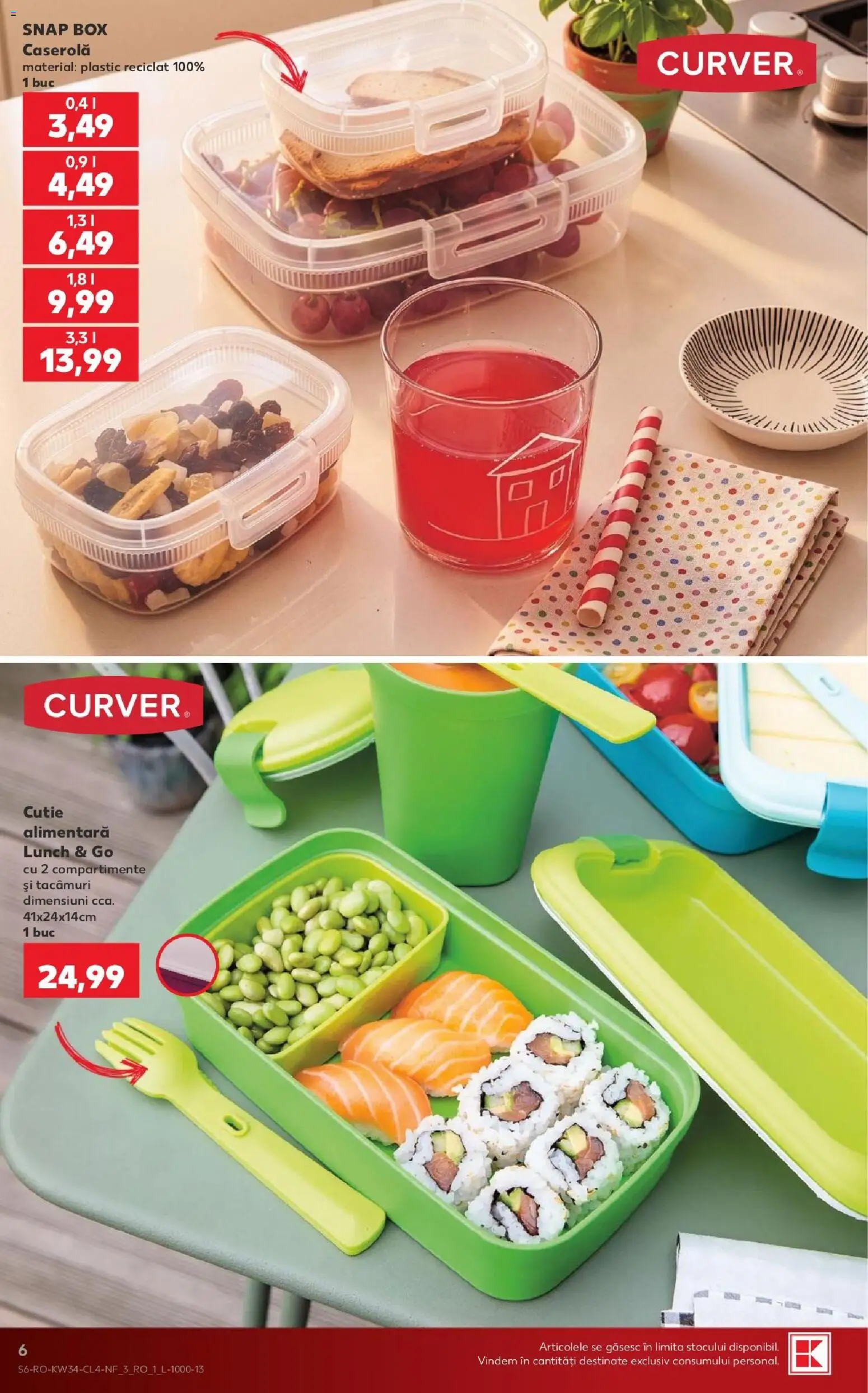 Noul catalog Kaufland – valabil de la 19.08.2026 | Pagină: 6 | Produse: Caserola, Cutie