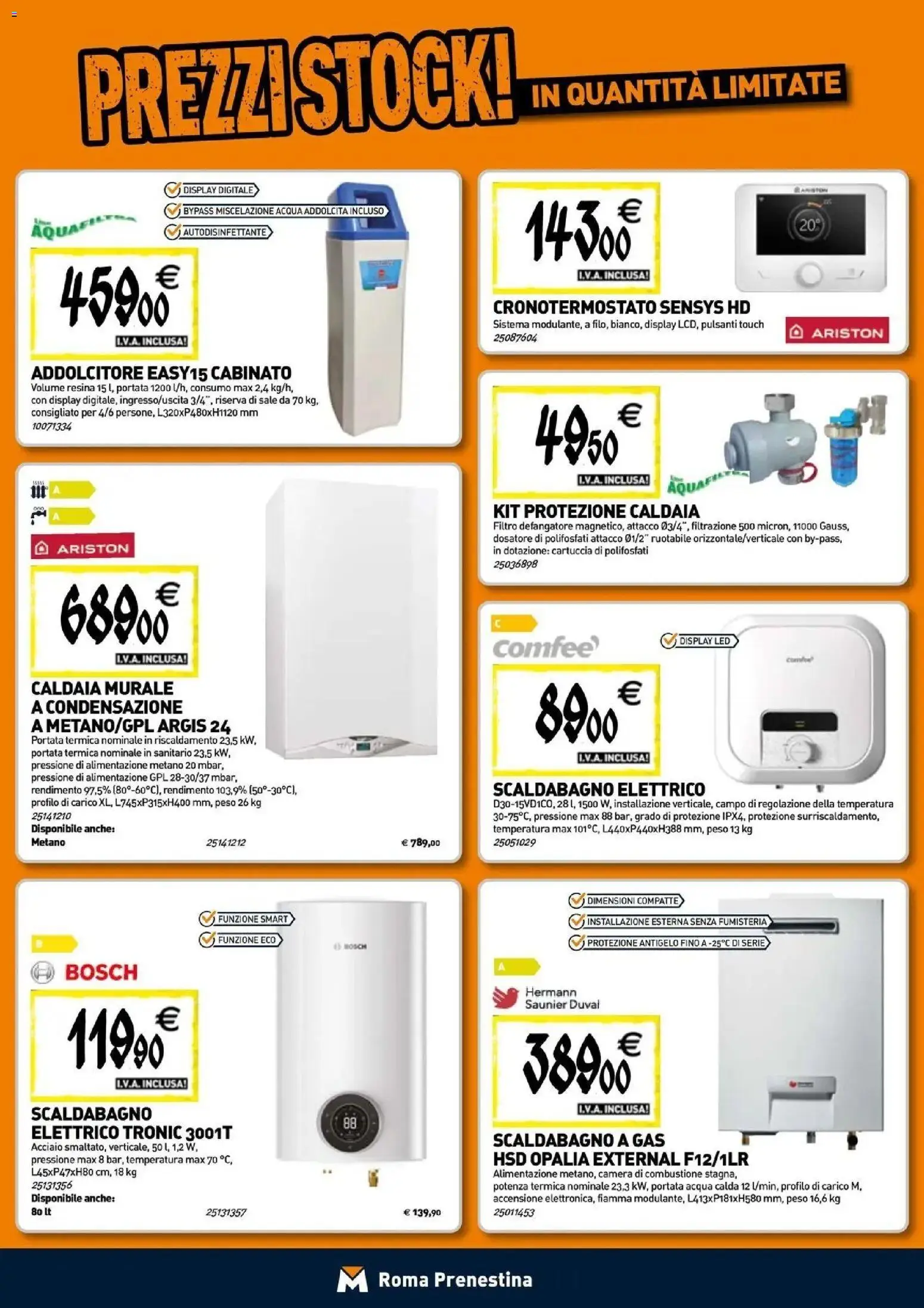 Nuovo TECNOMAT catalogo Roma dal 24/09/2026 > offerte anteprima 🛍️ | Pagina: 7 | Prodotti: Scaldabagno, Caldaia, Acqua, Sale