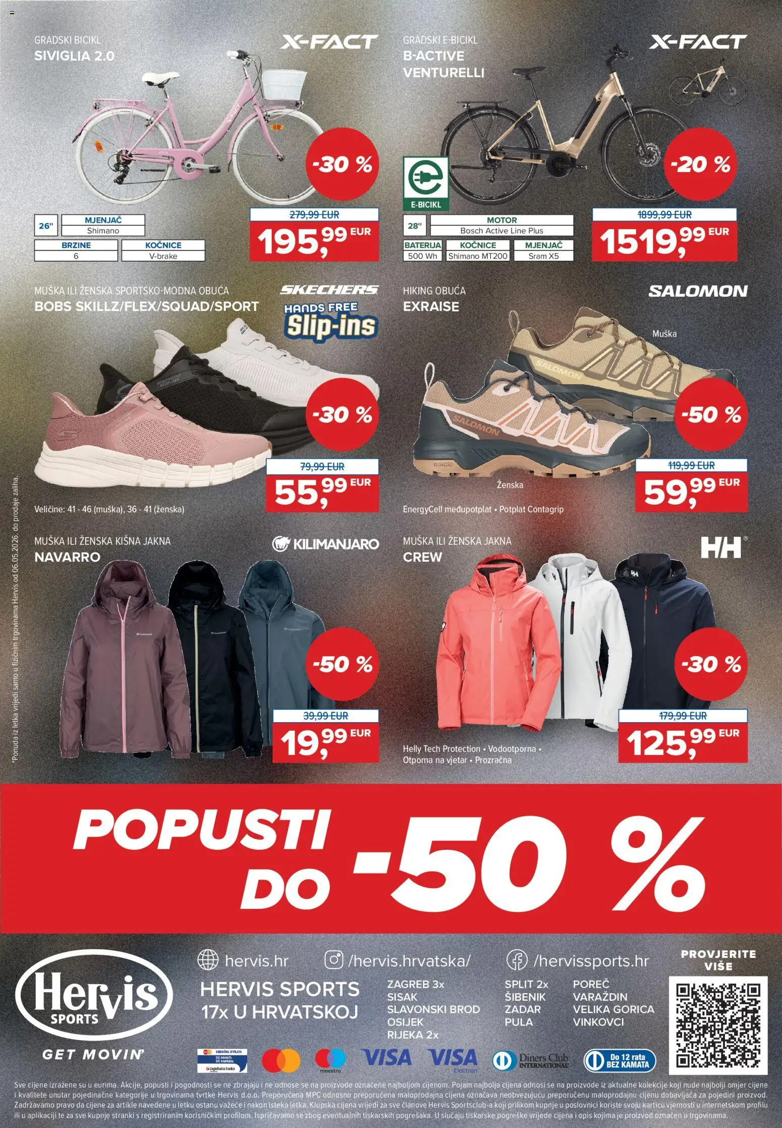 Hervis katalog | vrijedi od 06.05.2026 | Stranica: 2 | Proizvodi: Baterija, Bicikl, Jakna