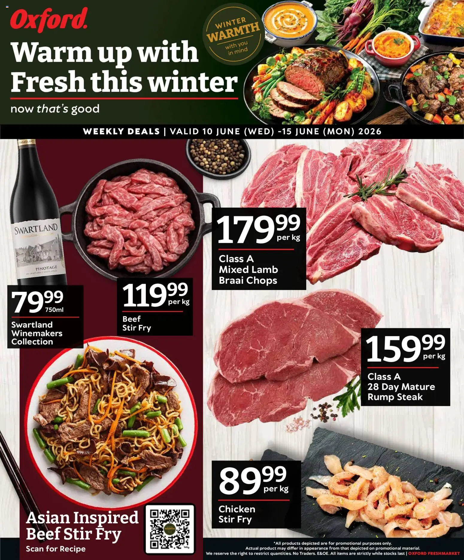 New Oxford Freshmarket catalogue – valid from 10.06.2026 | Page: 1 | Products: Steak, Chicken, Beef