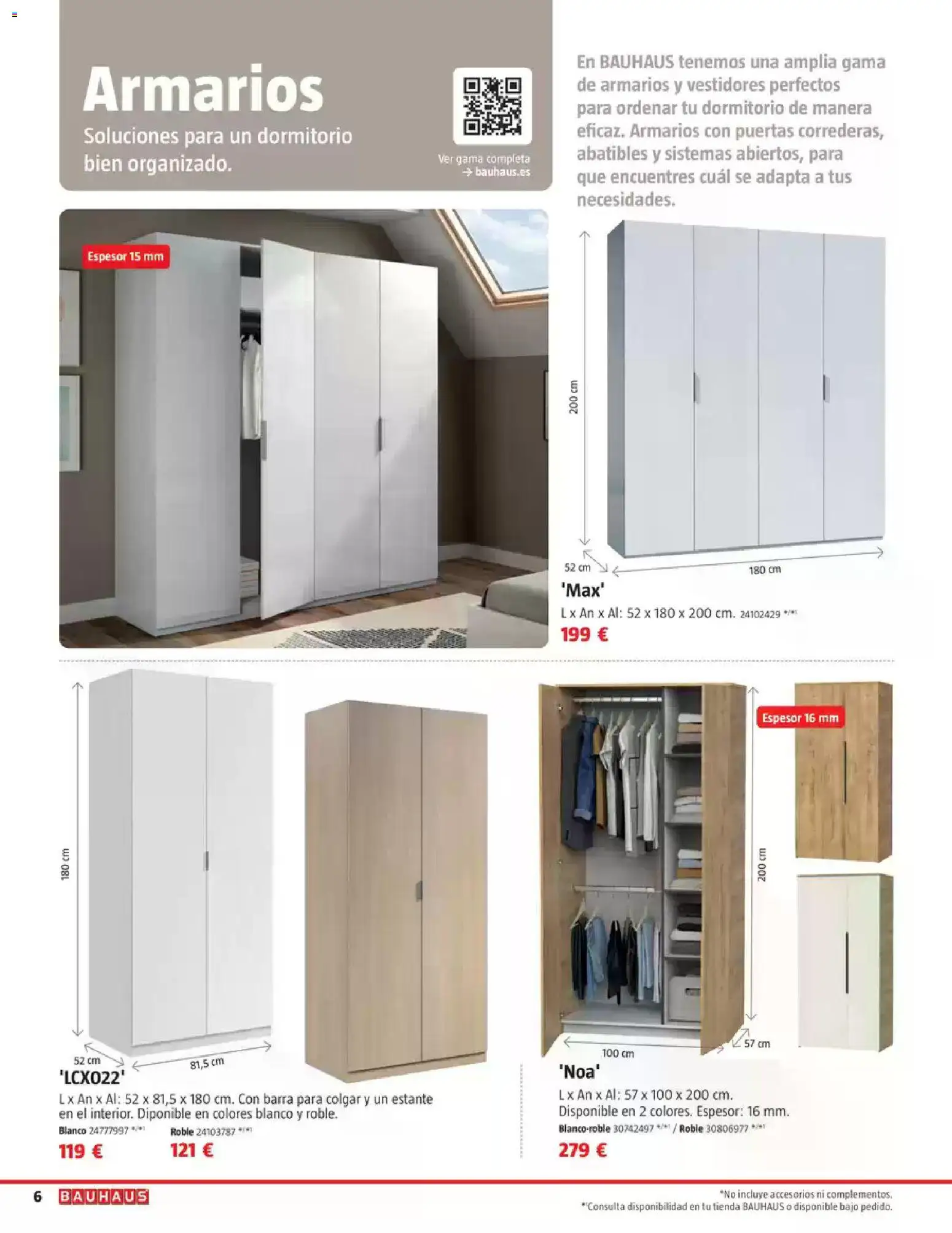 Bauhaus Ordenación │ válido desde el 18/08/2026 | Página: 6 | Productos: Estante, Puertas