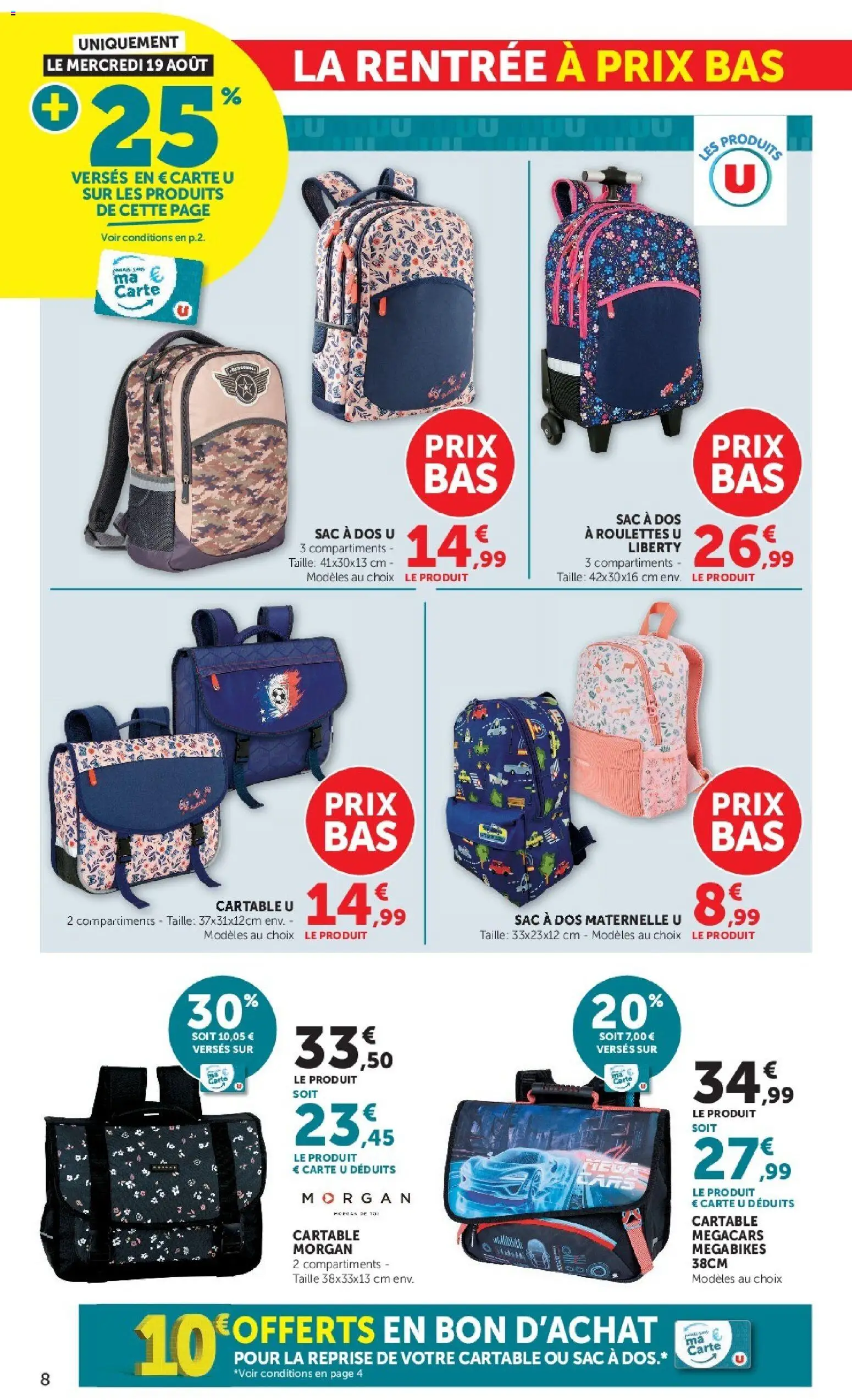 {H1} | Page: 8 | Produits: Sac, Cartable, Sac à dos