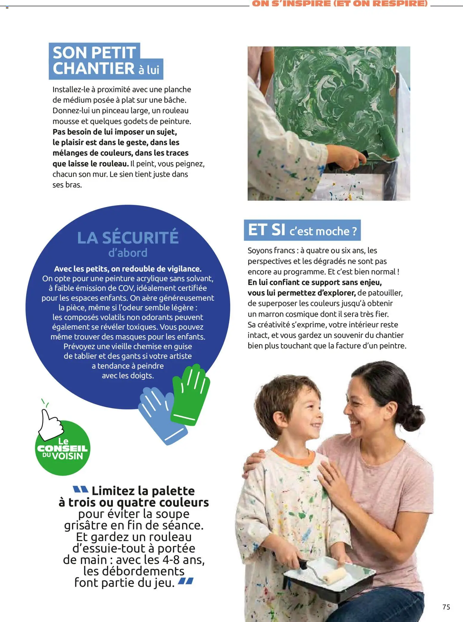 {H1} | Page: 75 | Produits: Soupe, Pinceau, Mousse, Chemise