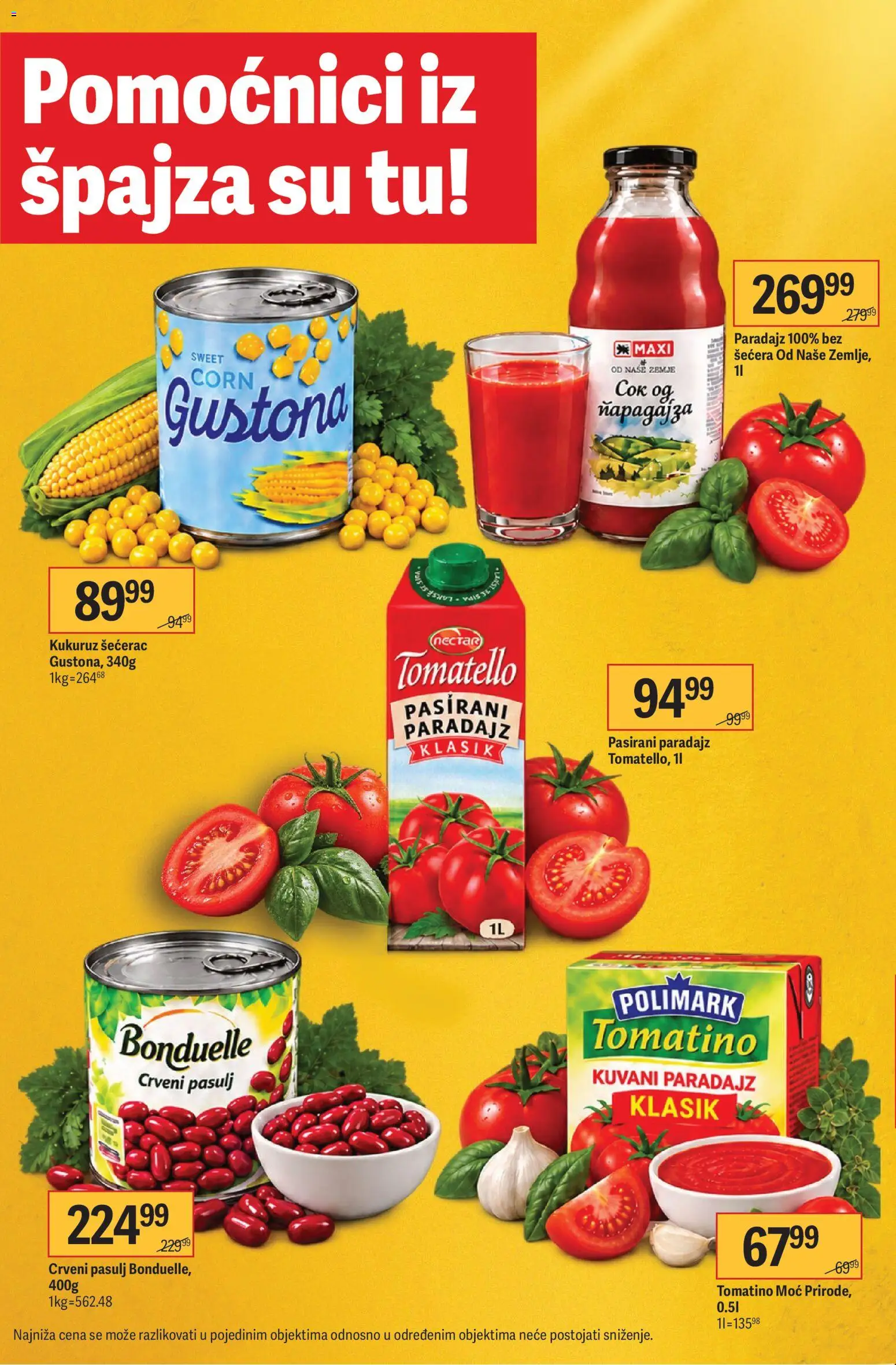 Mega Maxi katalog - važi od 17.09.2026 | Strana: 8 | Proizvode: Pasulj, Kukuruz šećerac, Kukuruz, Paradajz
