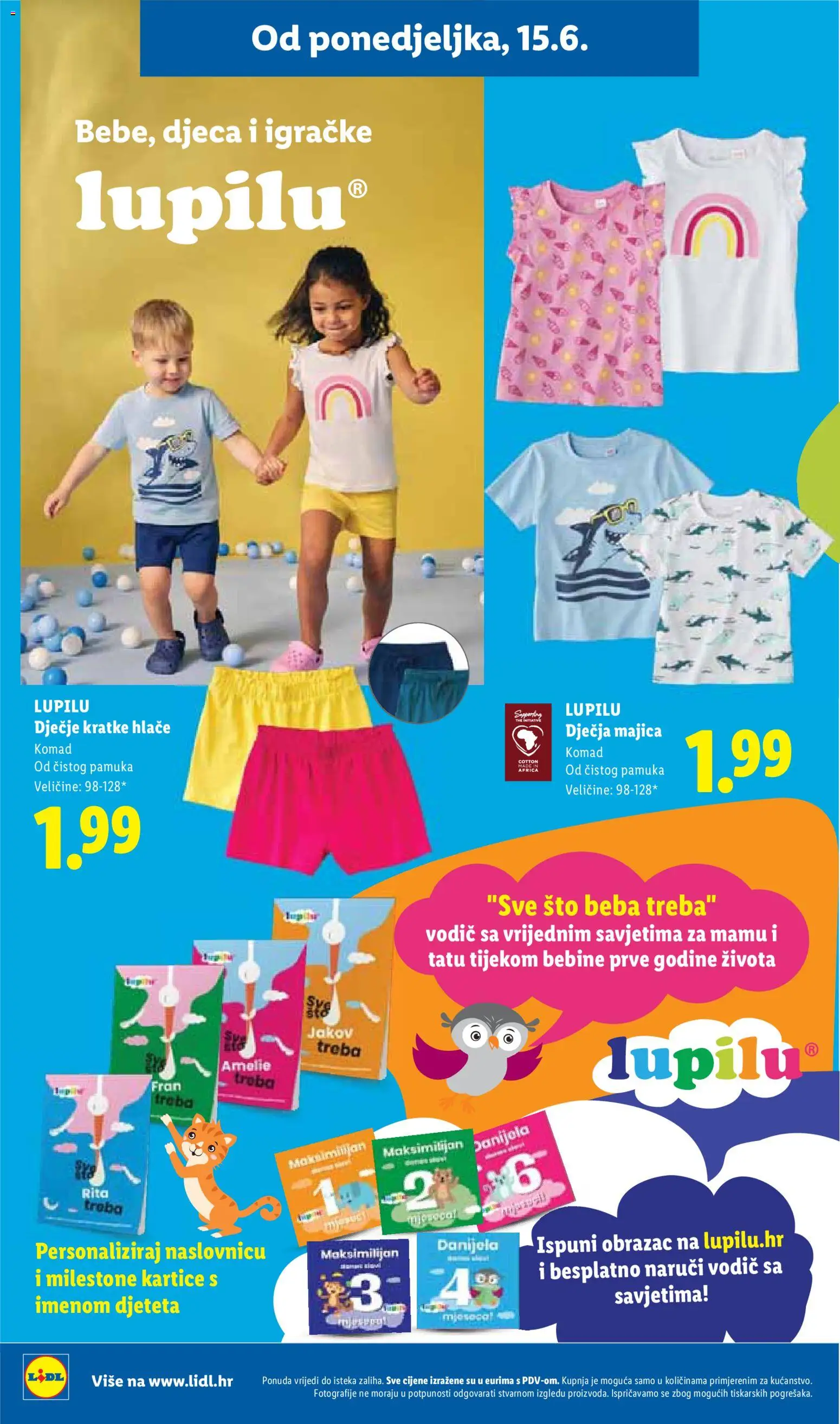 Lidl katalog | vrijedi od 15.06.2026 | Stranica: 32 | Proizvodi: Majica, Hlače, Kratke hlače