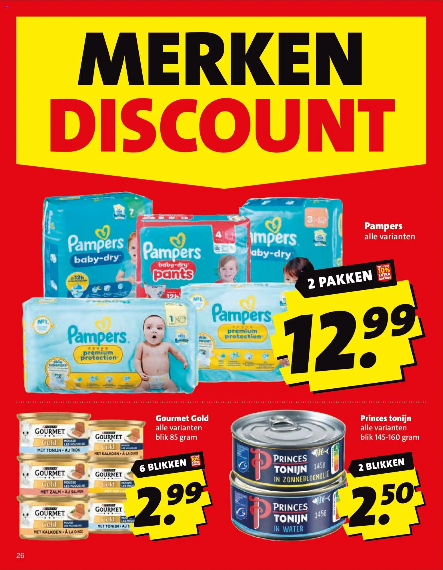 {H1} | Pagina: 26 | Producten: Zonnebloemolie, Pampers, La, Water