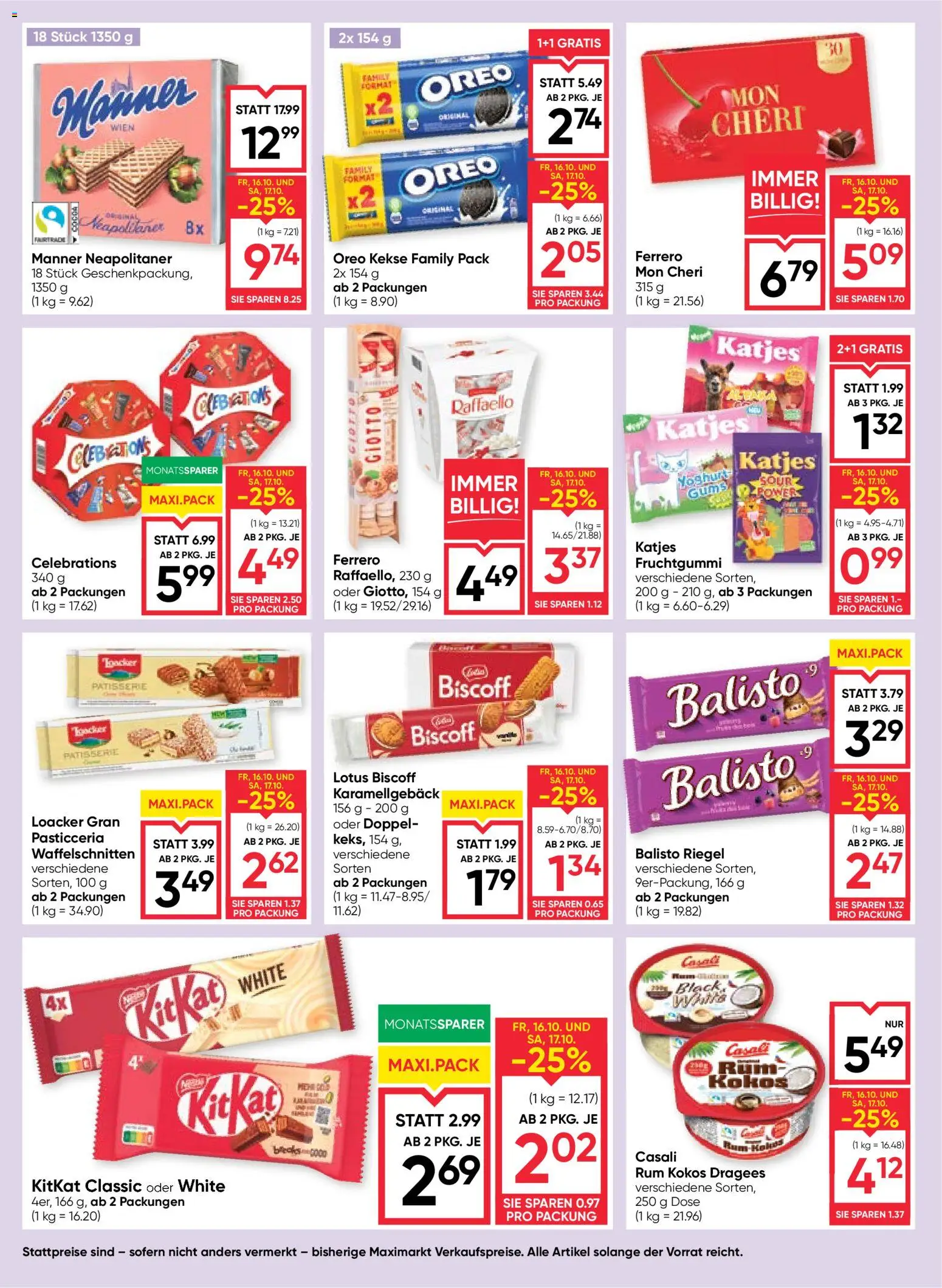 Maximarkt Flugblatt gültig ab 15.10.2026 | Seite: 12 | Produkte: Kekse, Lotus
