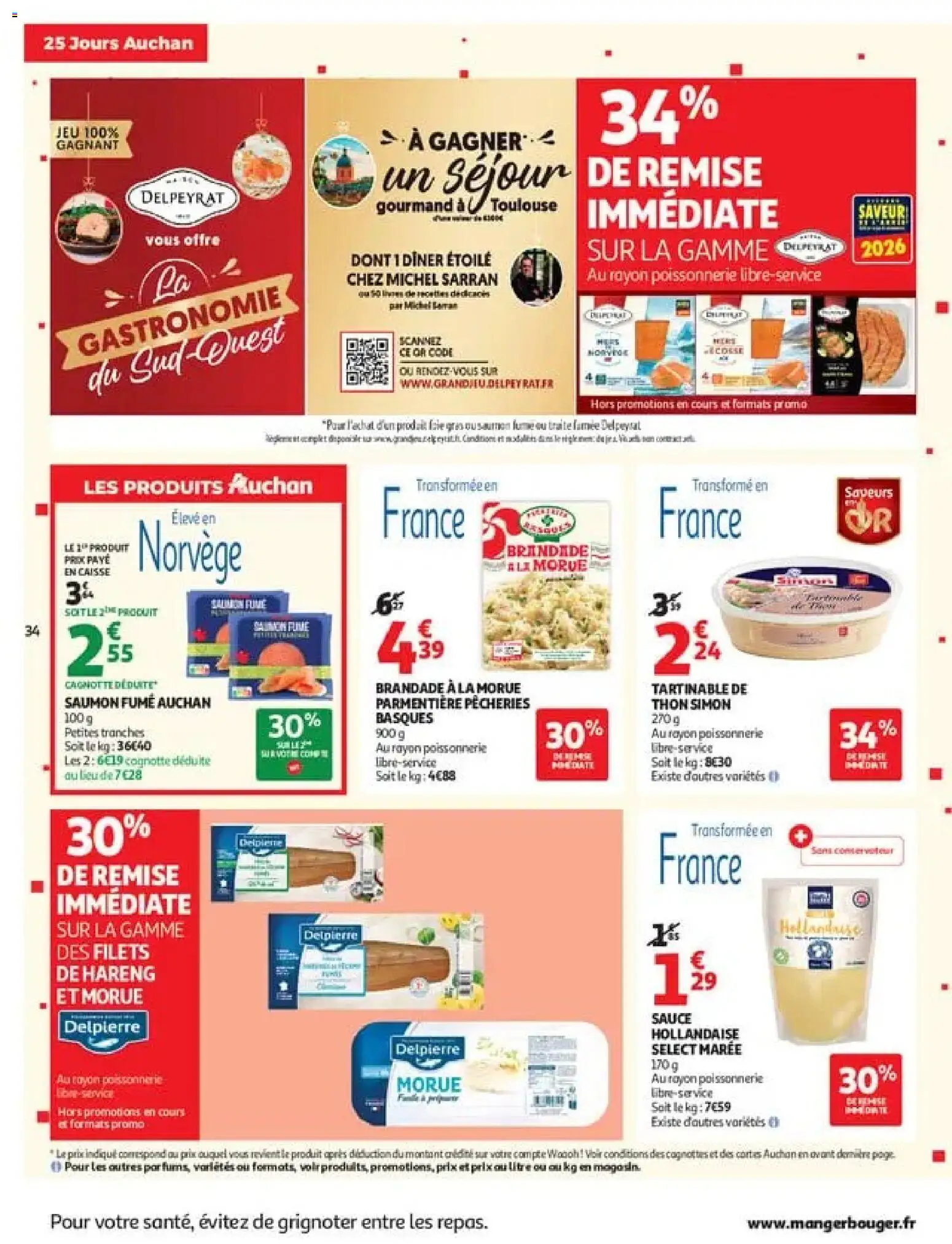 {H1} | Page: 34 | Produits: Saumon fumé, Poissonnerie, Thon, Morue