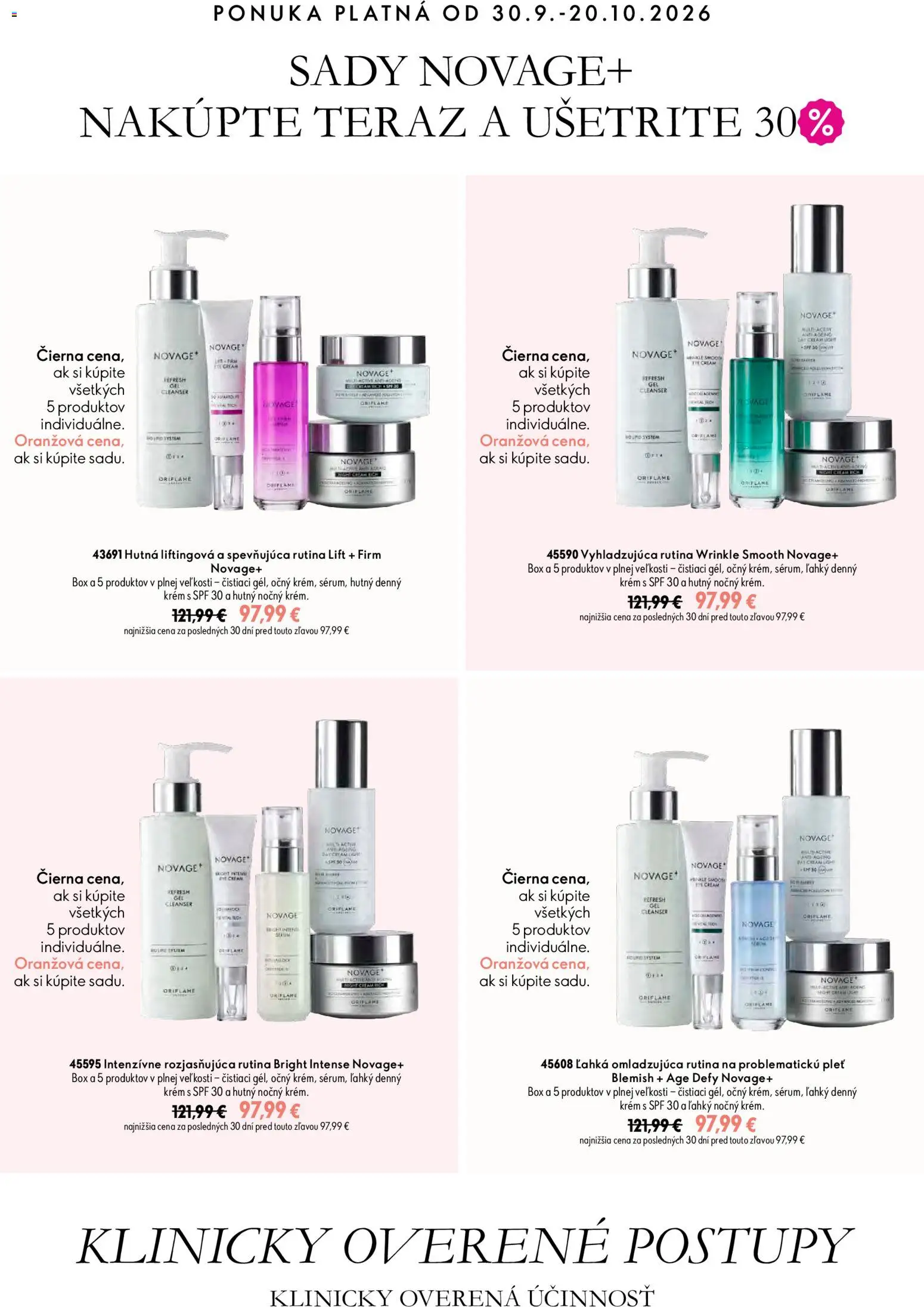 Nové Oriflame akcie – leták je platný od 30.09.2026 | Strana: 5 | Produkty: Krém