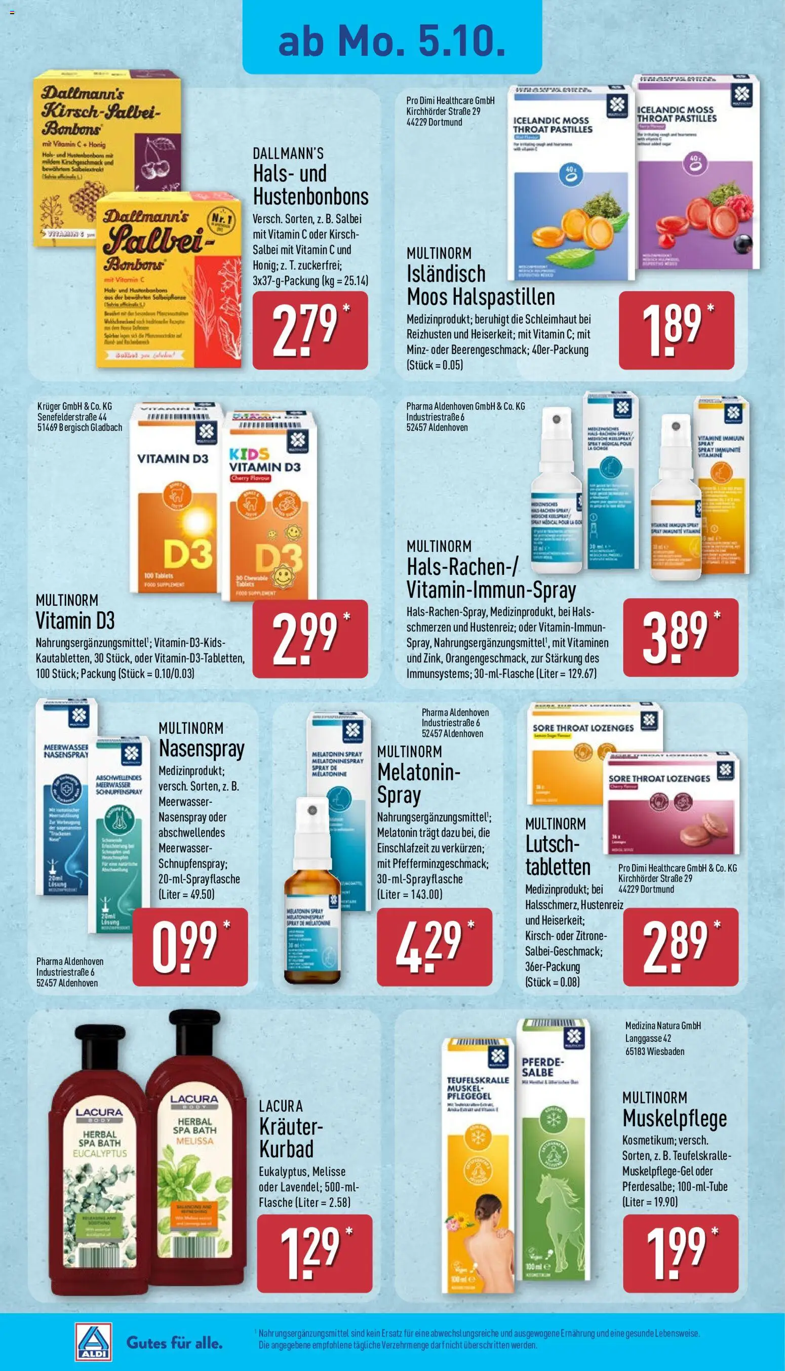 Aldi Prospekt – gültig ab 05.10.2026 | Seite: 2 | Produkte: Zitrone