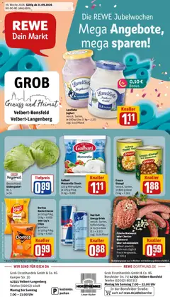 Rewe Prospekt Velbert / Langenberg ab 21.09.2026 gültig