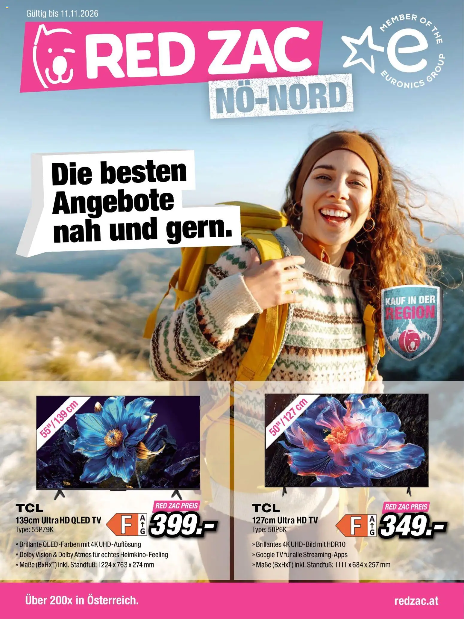 RED ZAC NÖ-Nord gültig ab 25.10.2026 | Seite: 1 | Produkte: TV