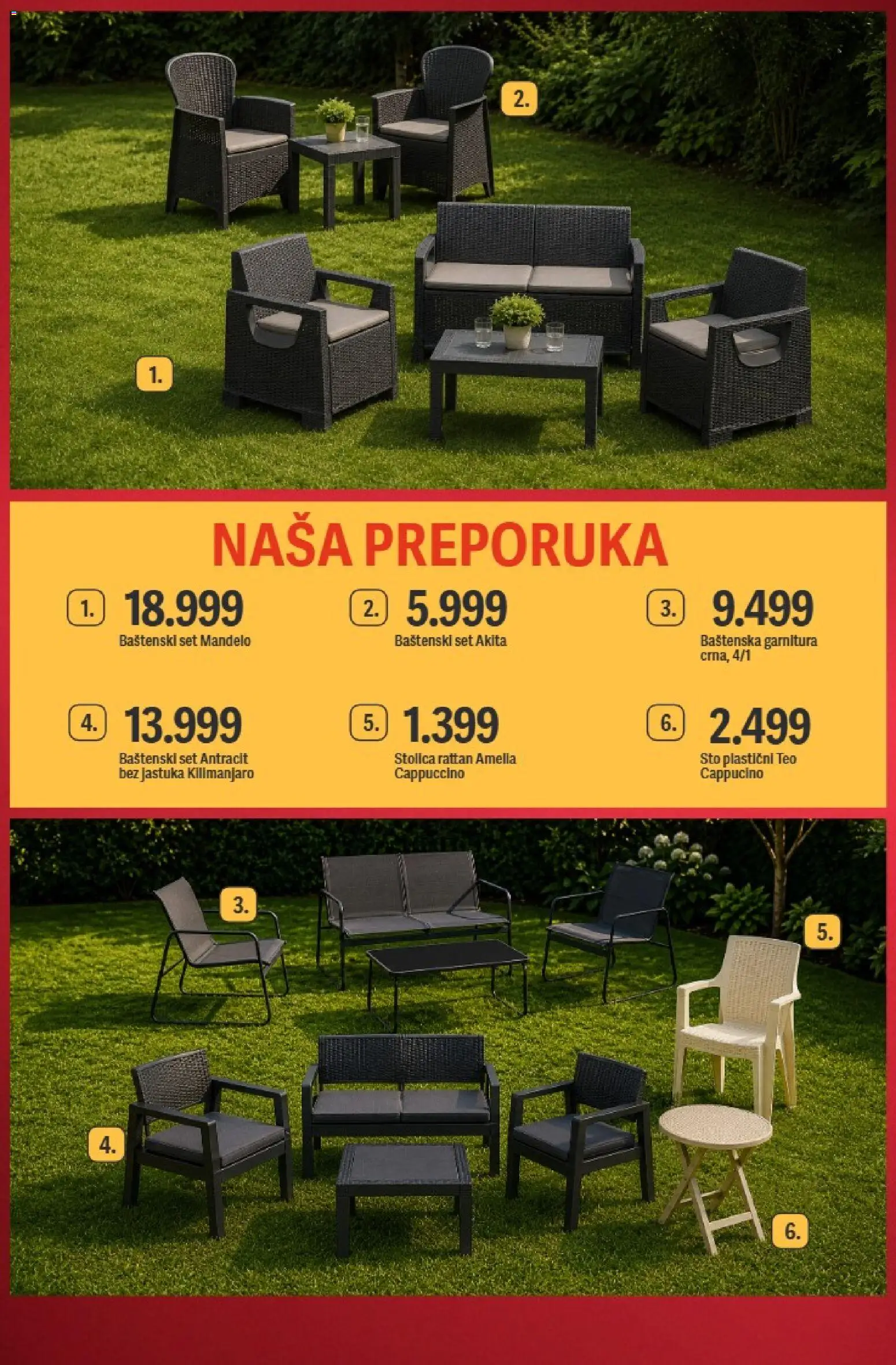 Mega Maxi katalog - važi od 04.06.2026 | Strana: 5 | Proizvode: Sto, Stolica