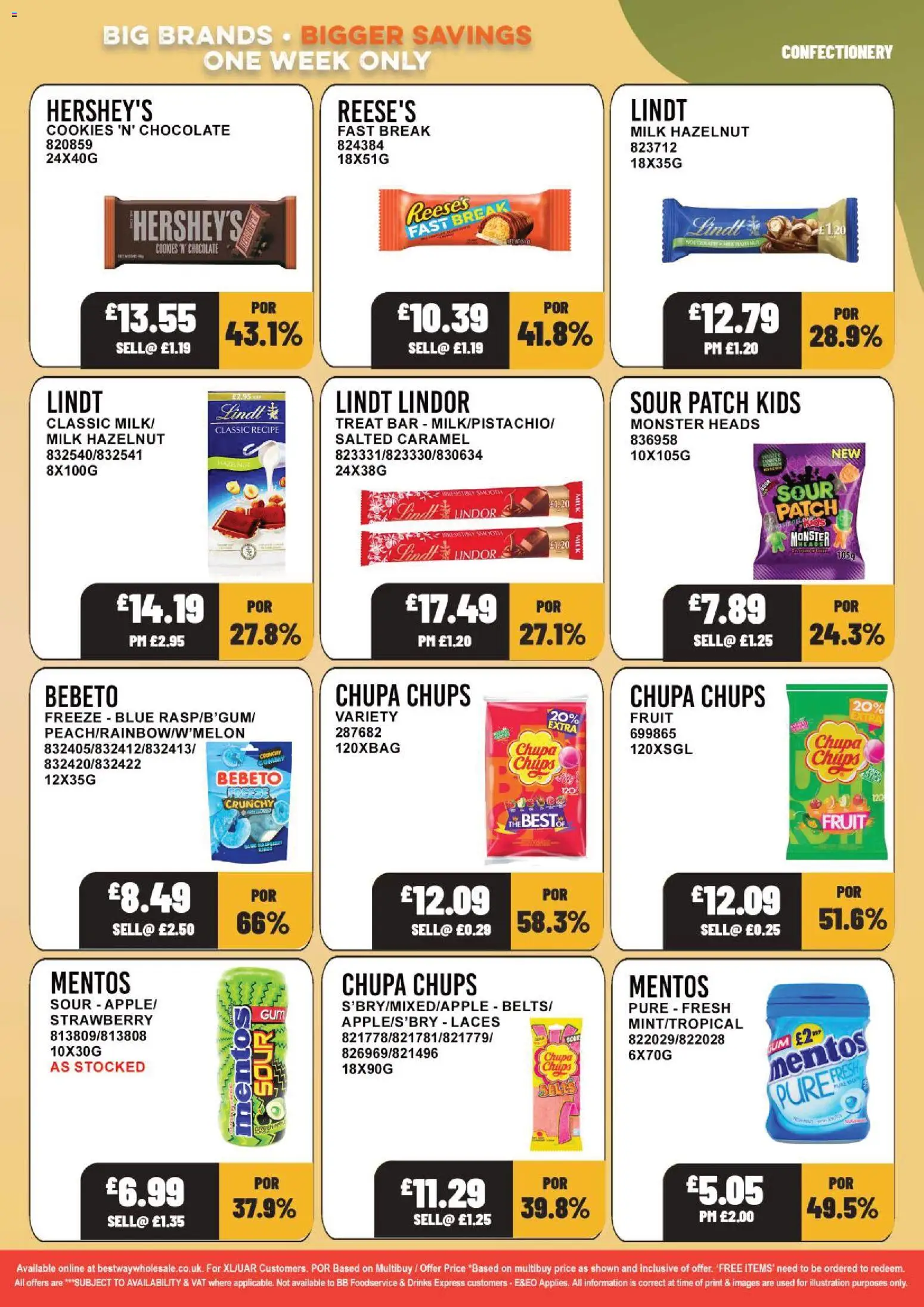 {H1} | Page: 11 | Products: Lindor, Milk, Drinks, Cookies