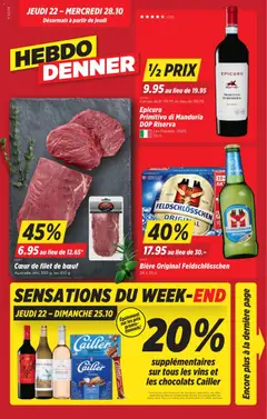 Denner aktionen FR ab 22.10.2026 gültig