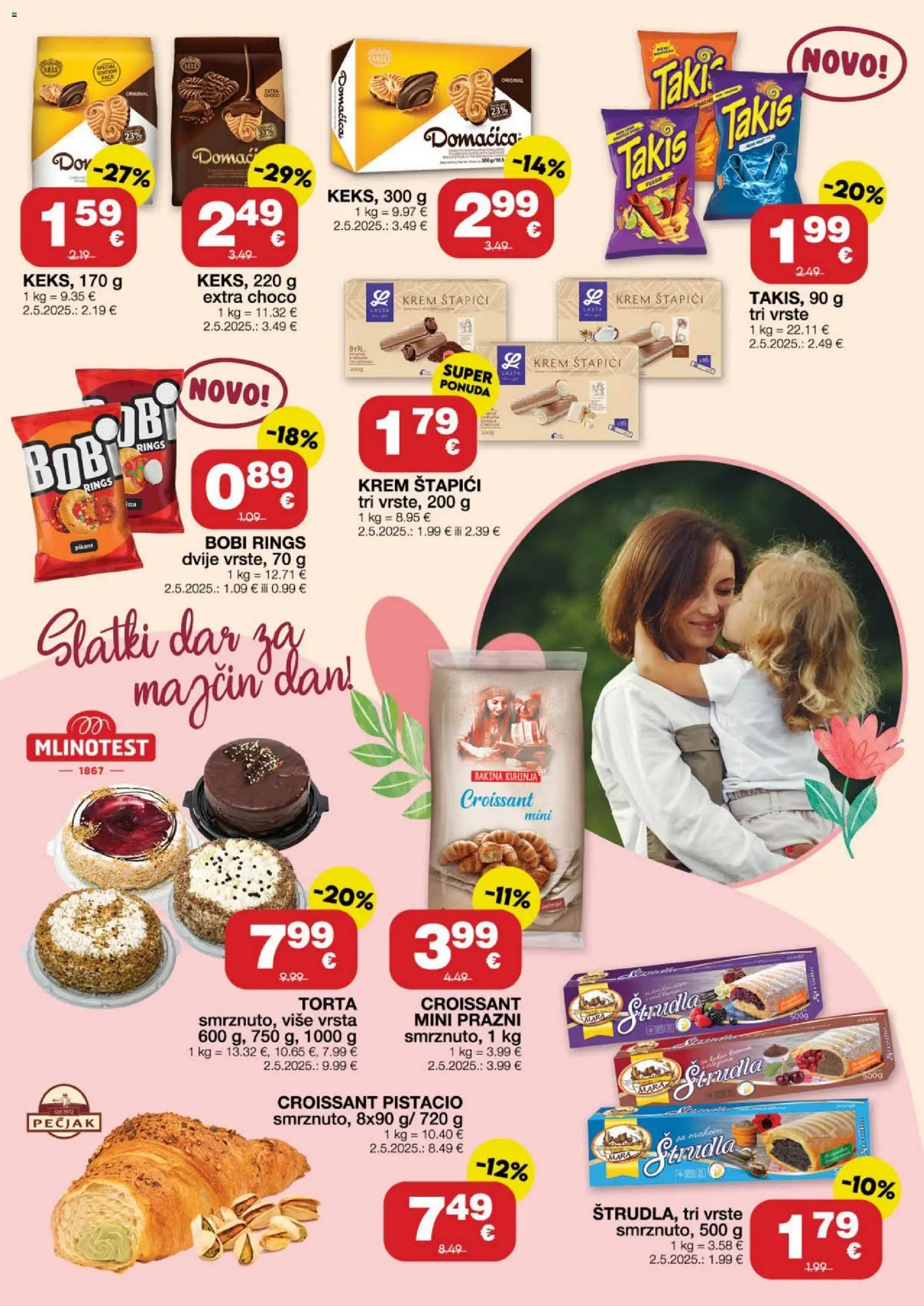 Stanić Diskont katalog | vrijedi od 29.04.2026 | Stranica: 10 | Proizvodi: Štapići, Kuhinja, Torta