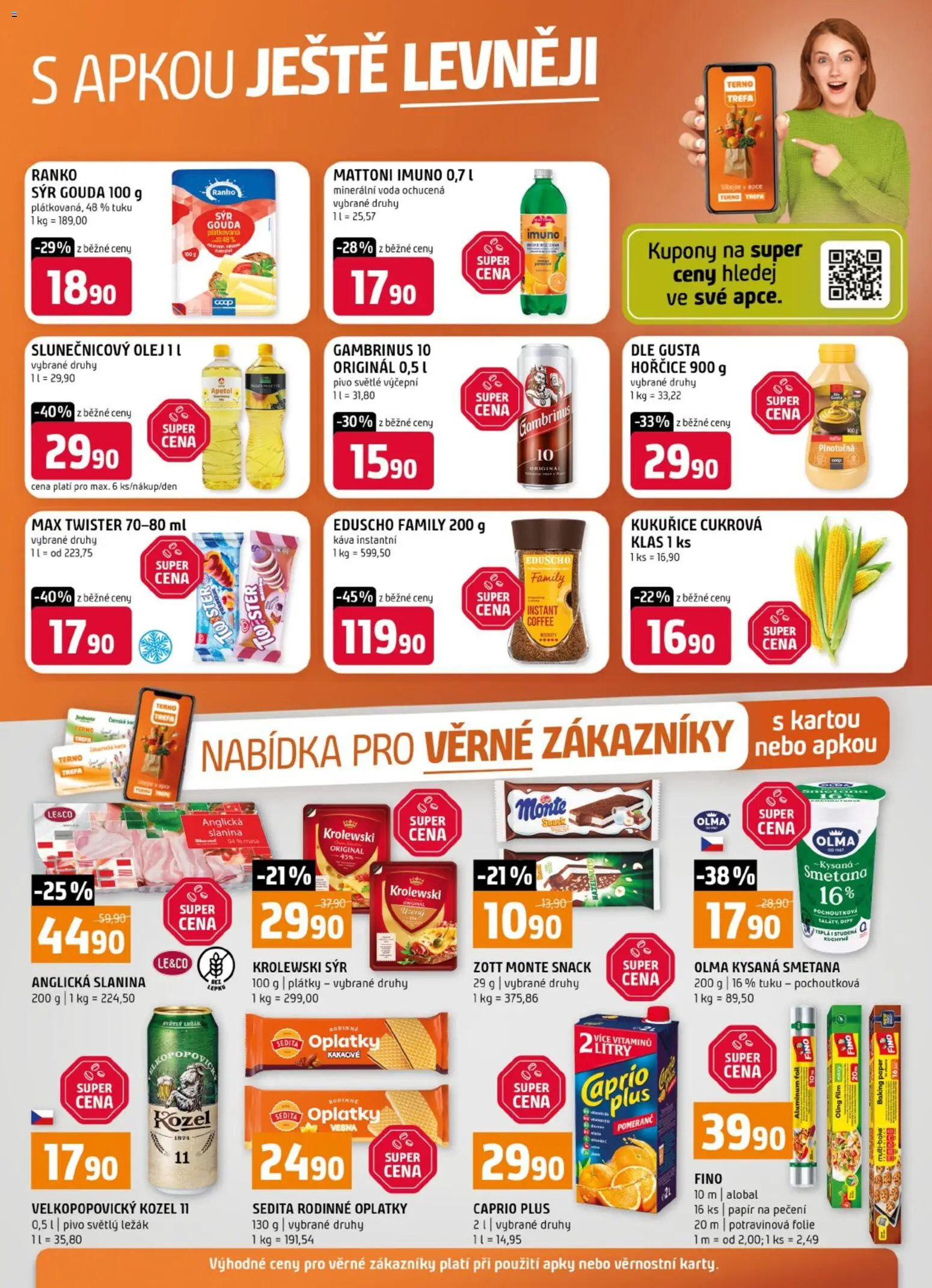 Terno leták od 15.07.2026 | Strana: 20 | Produkty: Sýr, Kukuřice, Velkopopovický Kozel, Slunečnicový olej