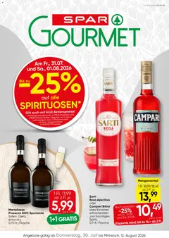SPAR Gourmet Flugblatt ab 30.07.2026 gültig
