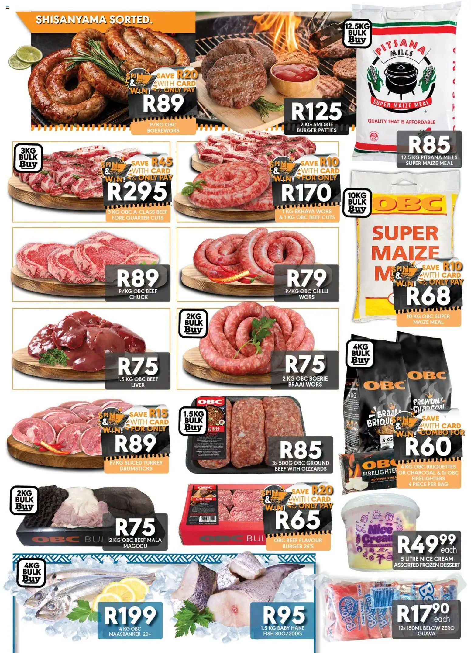 New OBC catalogue – valid from 24/09/2026 | Page: 3 | Products: Boerewors, Fish, Cream, Chilli