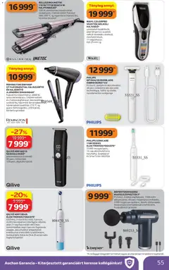 PHILIPS QP1924/20 ONEBLADE HIBRID BOROTVA*, Ft/szett, beépített akkumulátor, 30 perc működési idő, bőr védő technológia, 100%-ig vízálló, rozsdamentes acélpenge - amely érvényes a következő dátumtól: 2026.07.16. | Oldal: 55 | Termékek: Hajsimító, Hajszárító, Bor, Fogkefe