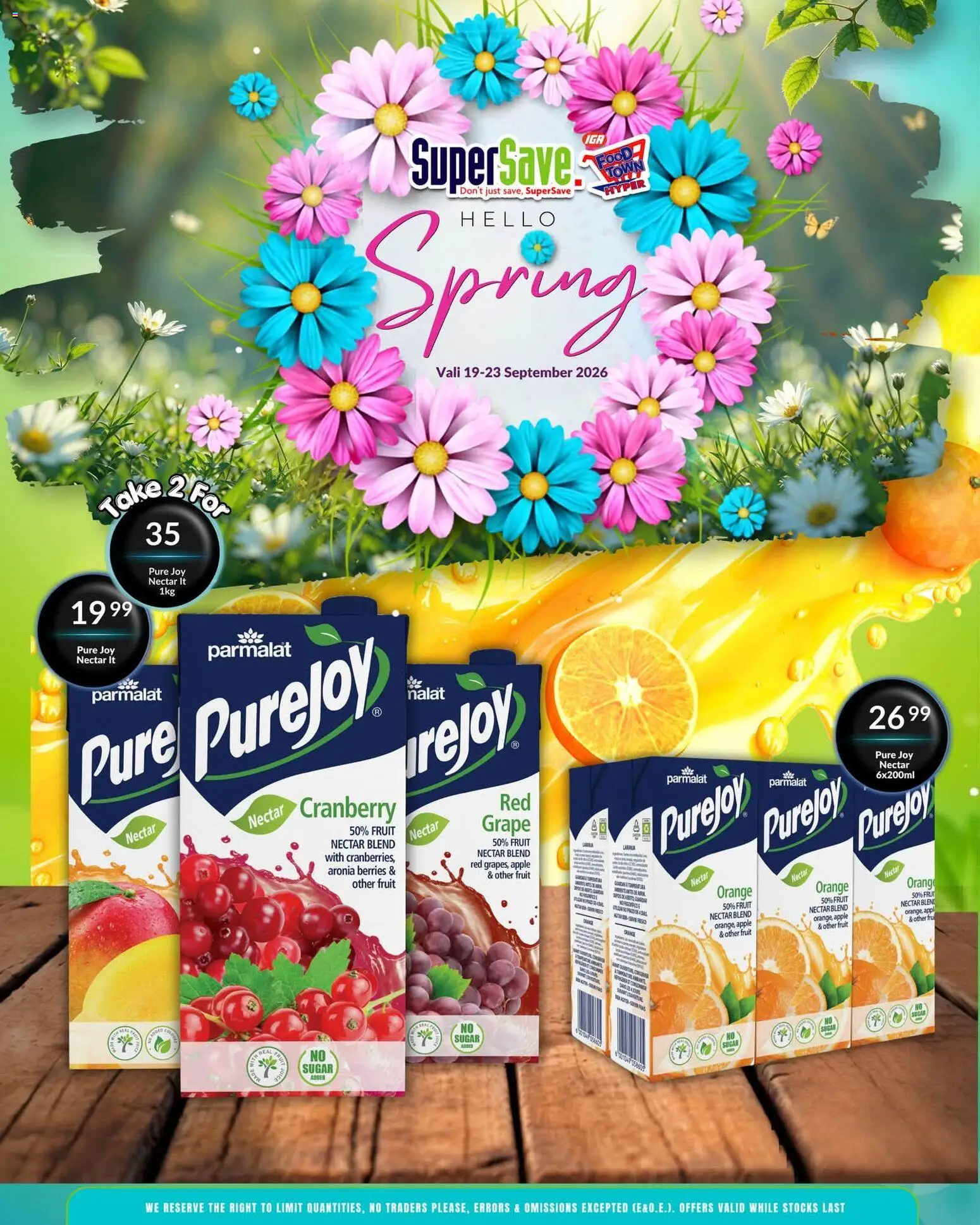 New Super Save catalogue – valid from 19/09/2026 | Page: 47 | Products: Juice, Fruit, Sugar