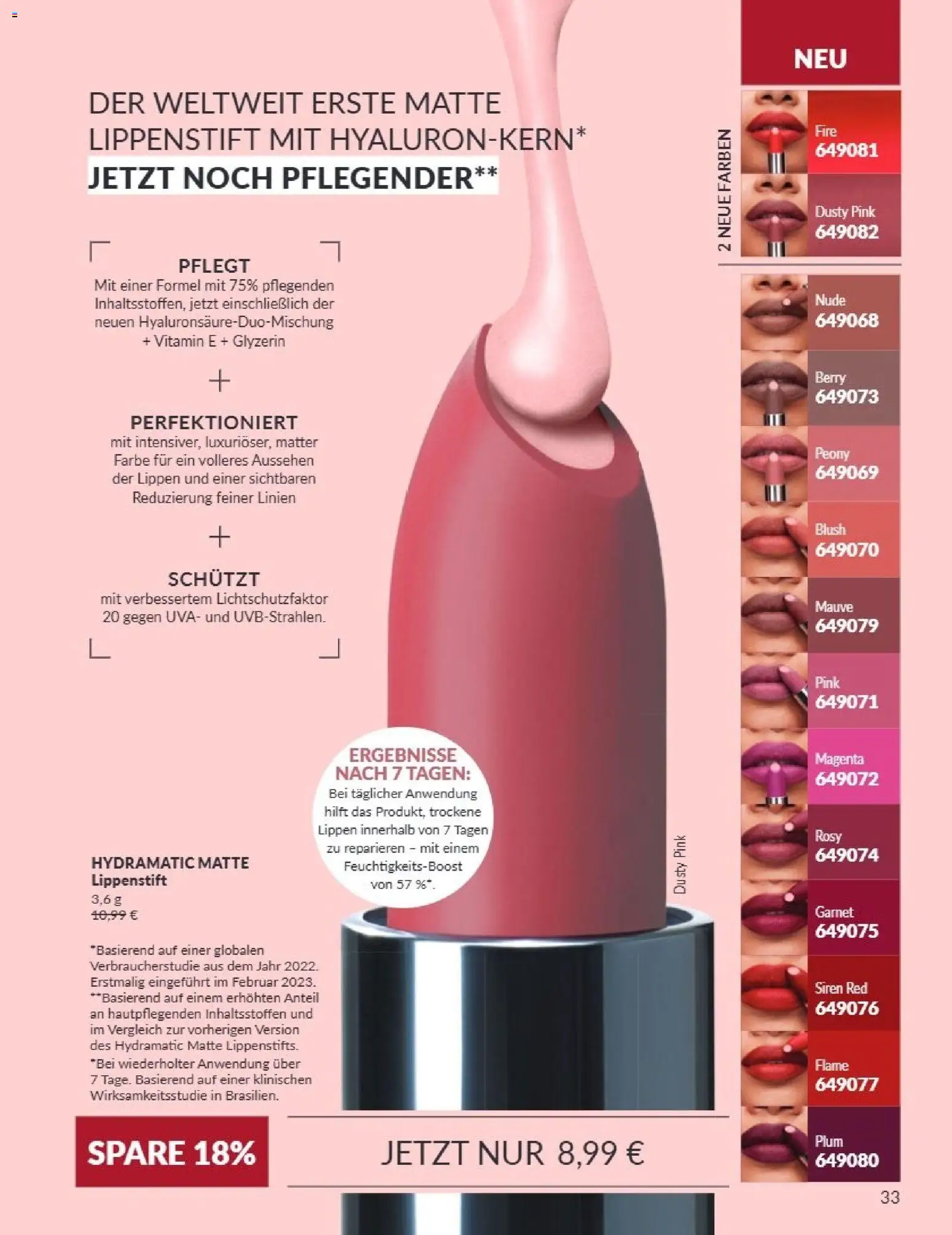 AVON Katalog September 2026 – gültig ab 01.09.2026 | Seite: 29 | Produkte: Lippenstift, Blush