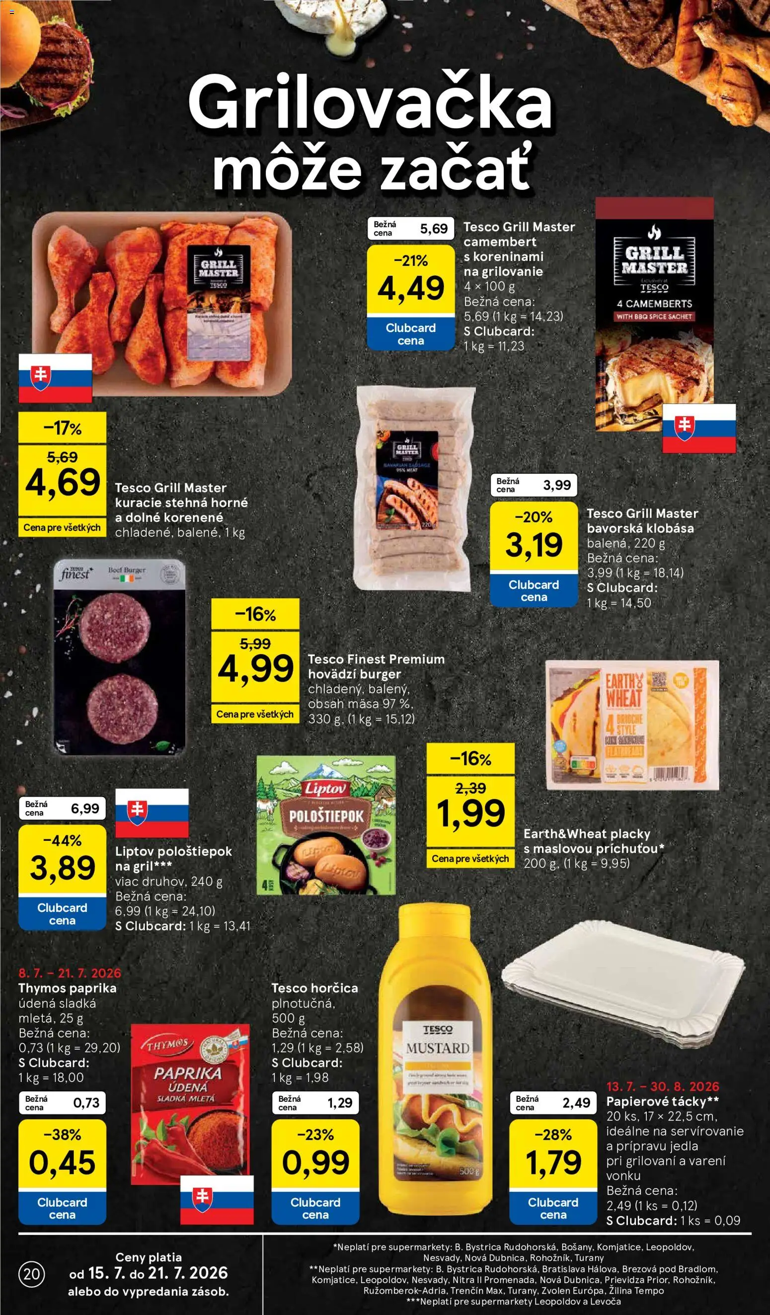 Nové Tesco akcie – leták je platný od 15.07.2026 | Strana: 20