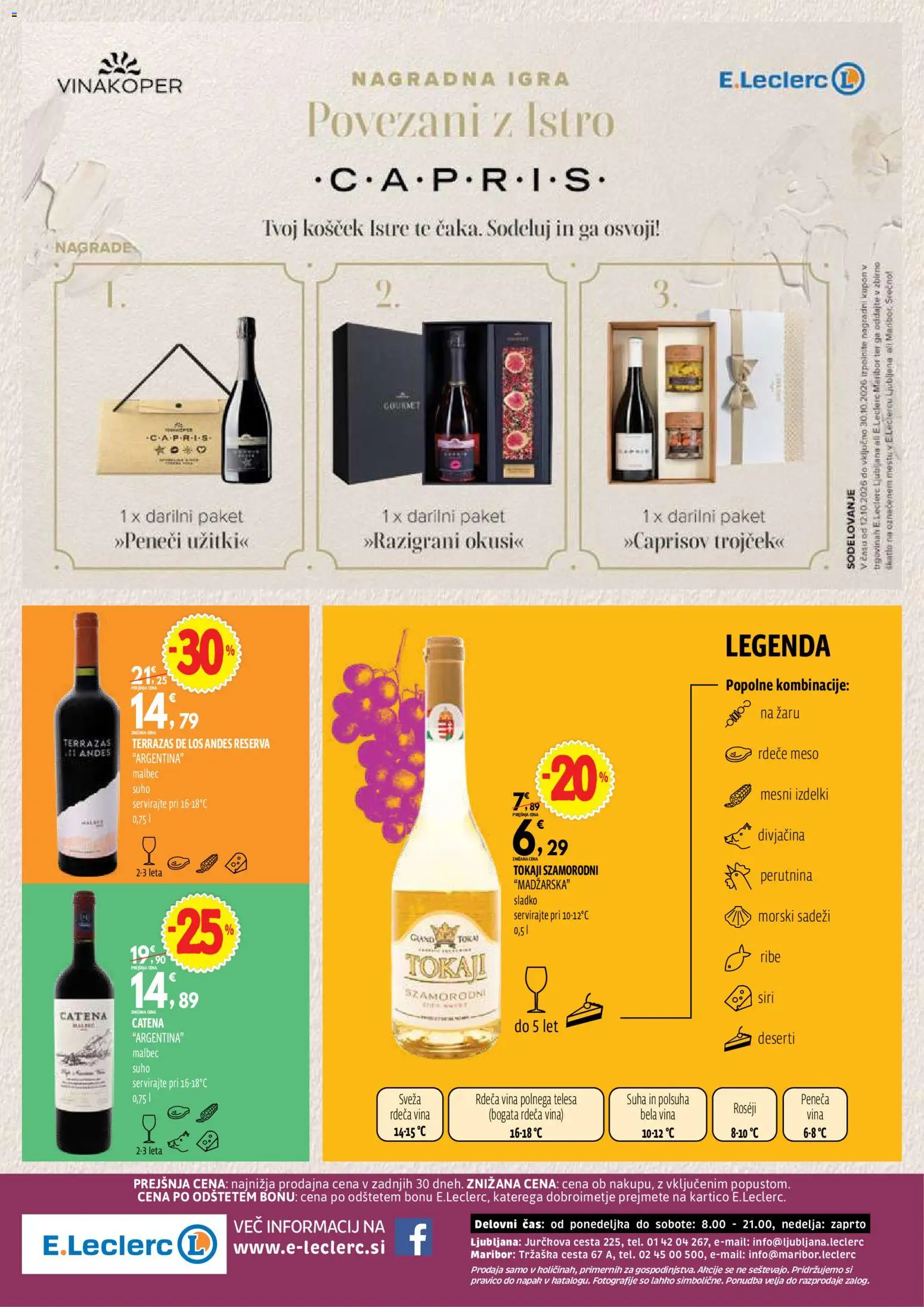 Novi E.leclerc katalog ponudbe – veljaven od 13.10.2026 | Stran: 48 | Izdelki: Igra, Ribe, Morski sadezi
