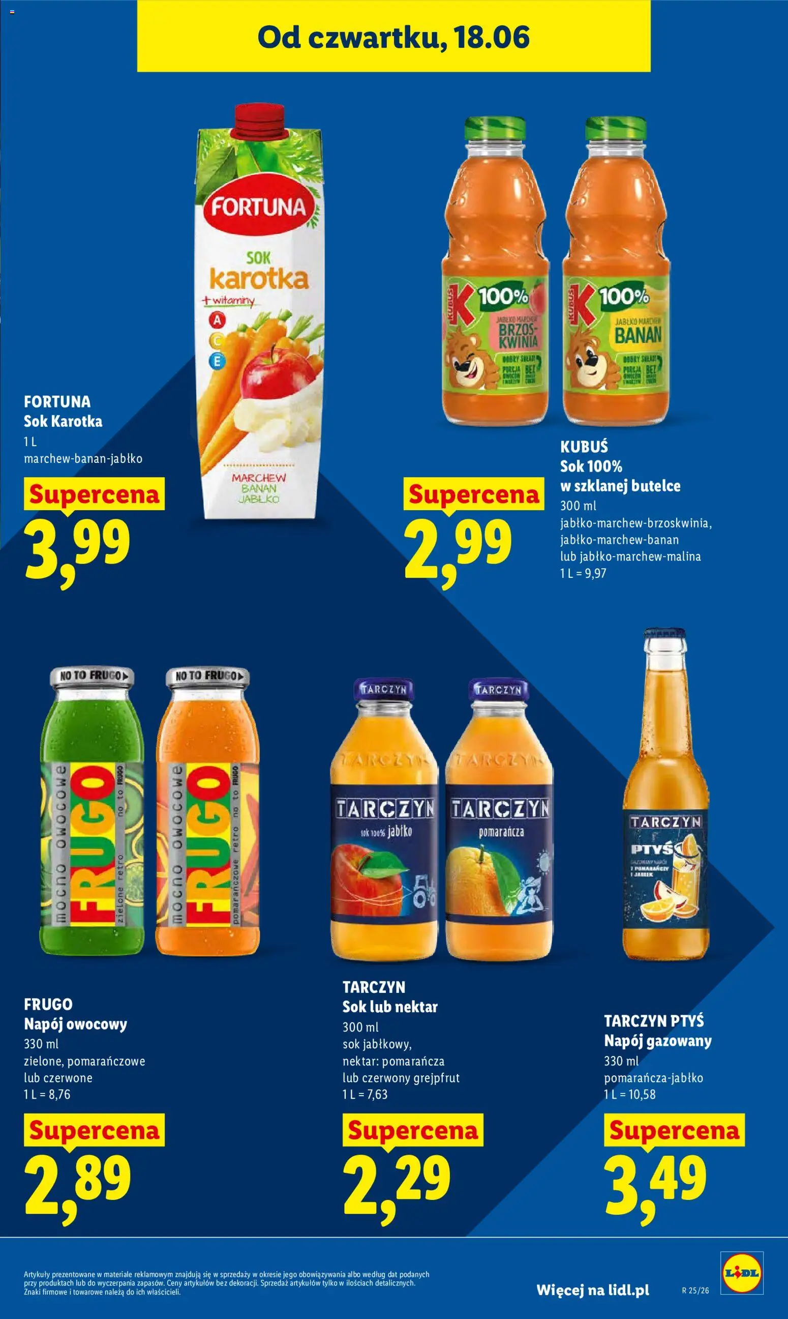 Lidl Polsko leták od 18.06.2026 | Strana: 71 | Produkty: Banán