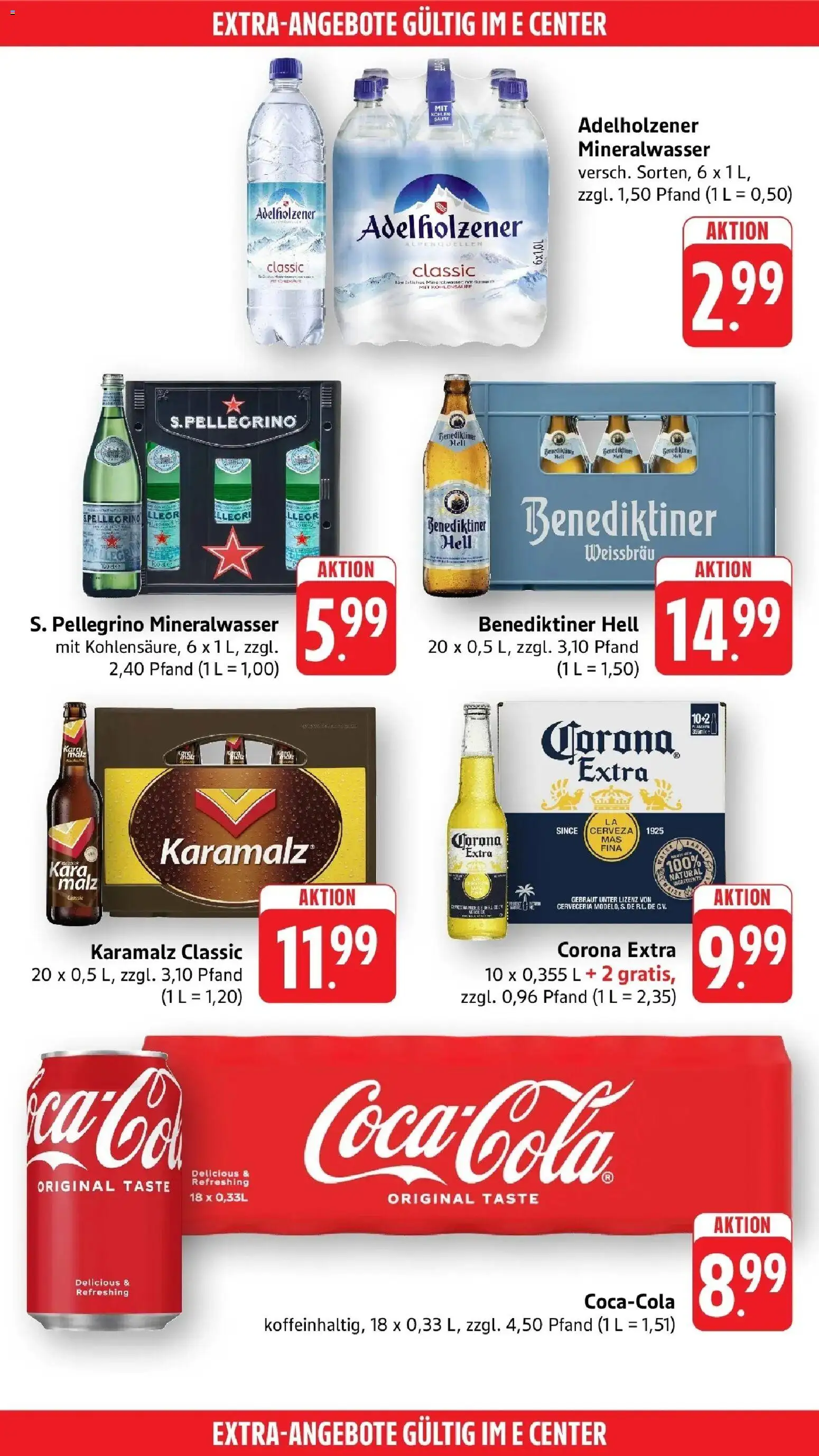 Edeka Prospekt Kirchheim-Teck (ab 12.10.2026) » Angebote Online | Seite: 56 | Produkte: Met, Adelholzener, Mineralwasser, Benediktiner hell