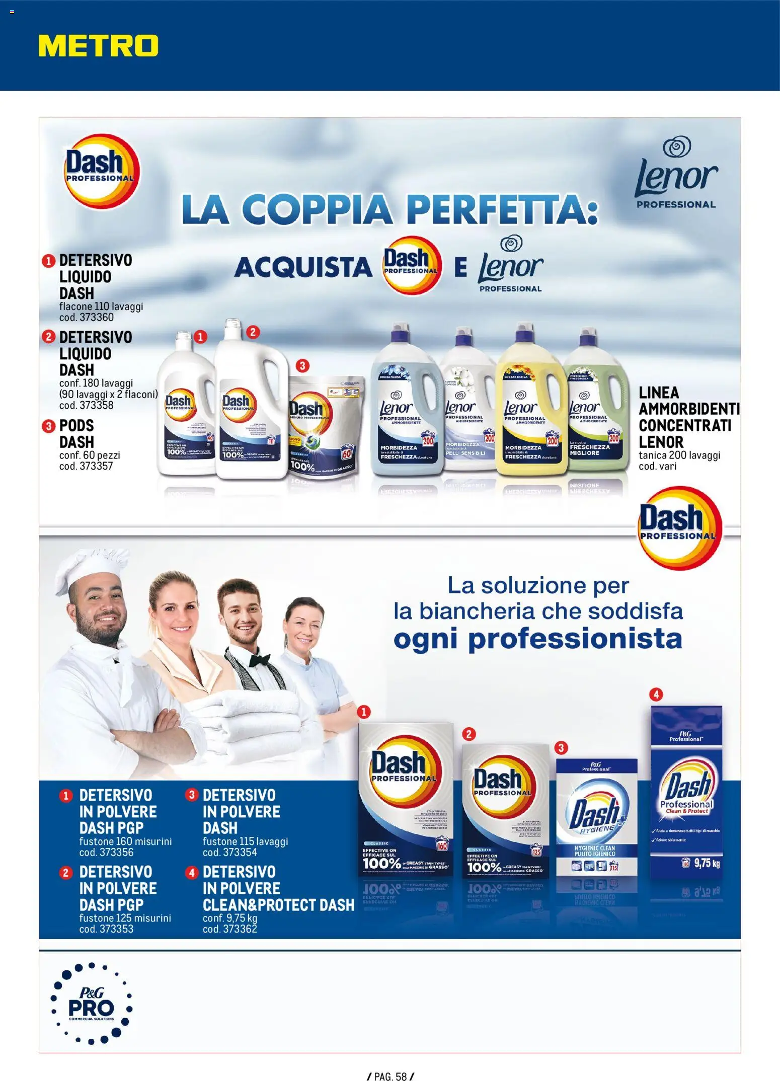 Volantino Metro del 04.06.2026 | Pagina: 58 | Prodotti: Ammorbidente, Tanica