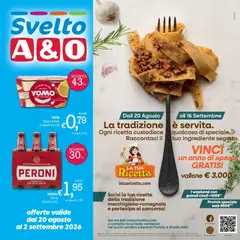 Anteprima del volantino A&O volantino Svelto valido a partire dal 20/08/2026