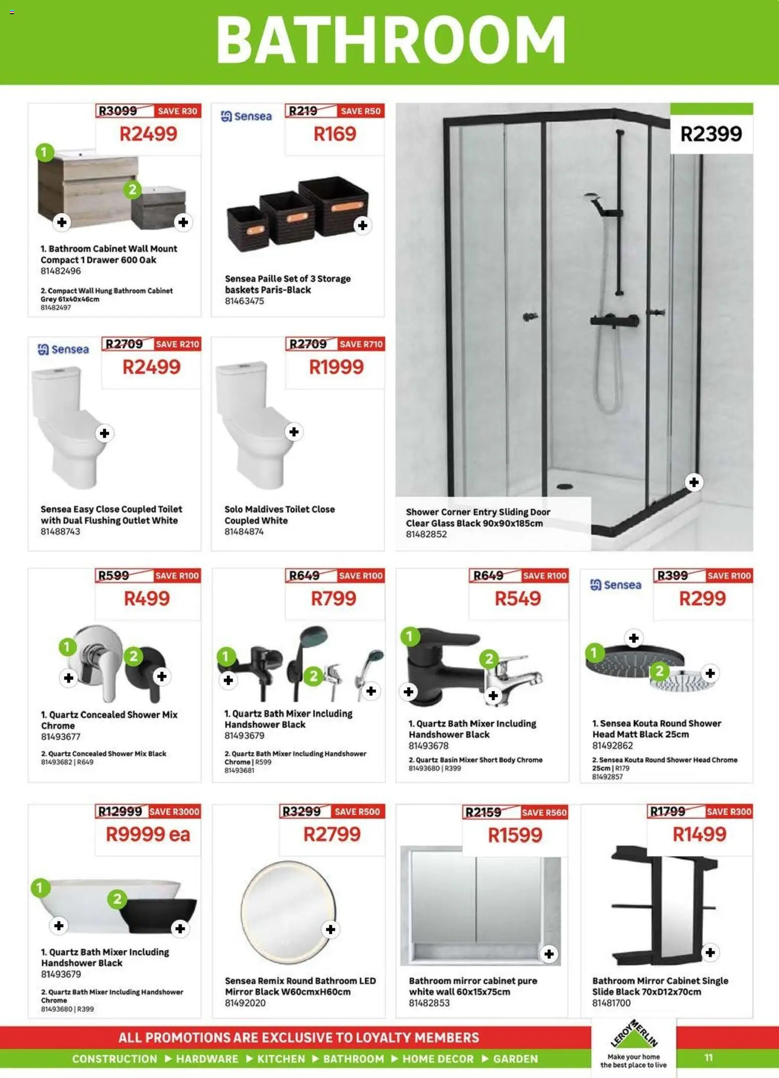New Leroy Merlin catalogue – valid from 03.04.2026 | Page: 9 | Products: Tiling, Adhesive