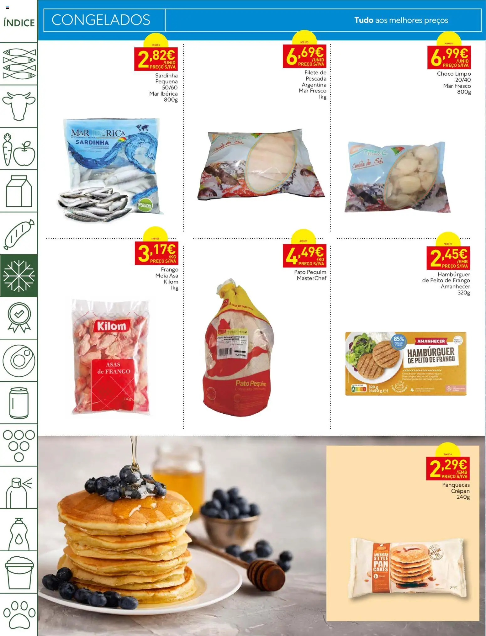 Recheio Folheto Madeira │ válido de 26.05.2026 | Página: 10 | Produtos: Asas de frango, Pescada, Hambúrguer, Panquecas