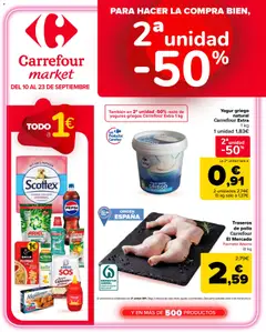 Vista previa Carrefour Market folleto válido desde el 10/09/2026