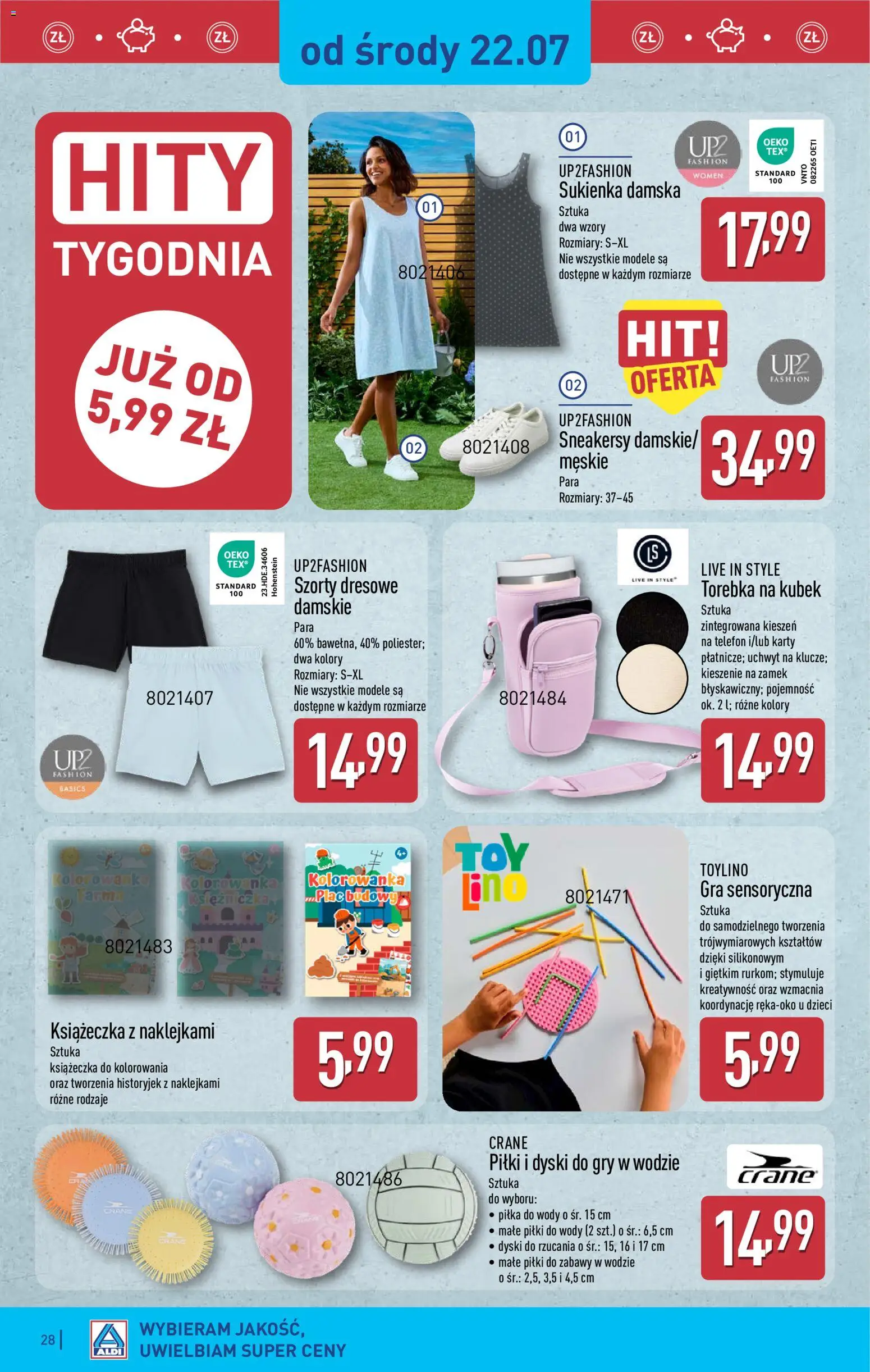 Aldi Polsko leták od 20.07.2026 | Strana: 28 | Produkty: Telefon, Karty