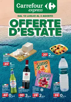 Anteprima del volantino Carrefour volantino Express Offerte d'estate - Torino valido a partire dal 13/07/2026