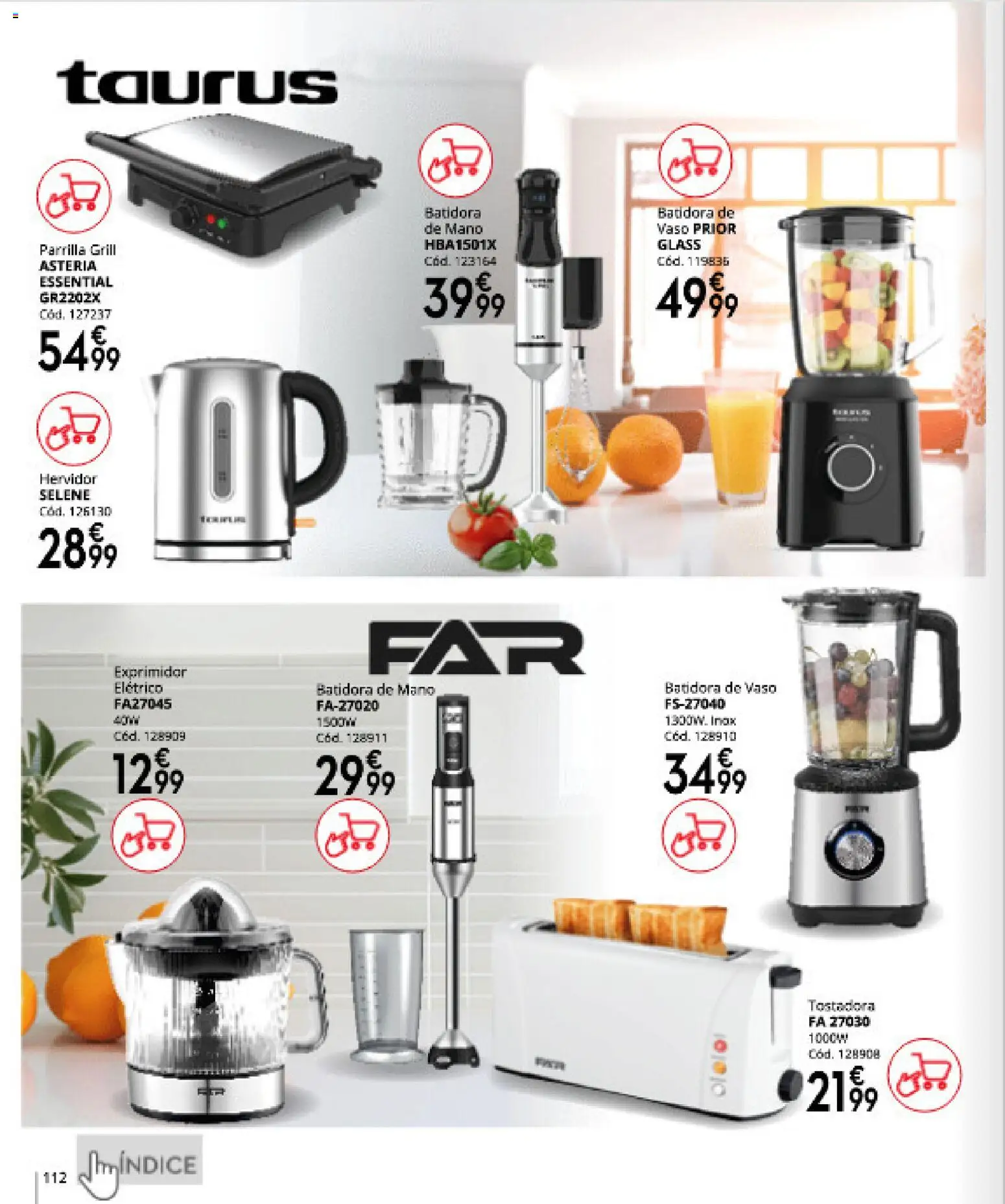 Conforama folleto │ válido desde el 16.04.2026 | Página: 112 | Productos: Parrilla, Batidora, Exprimidor, Tostadora