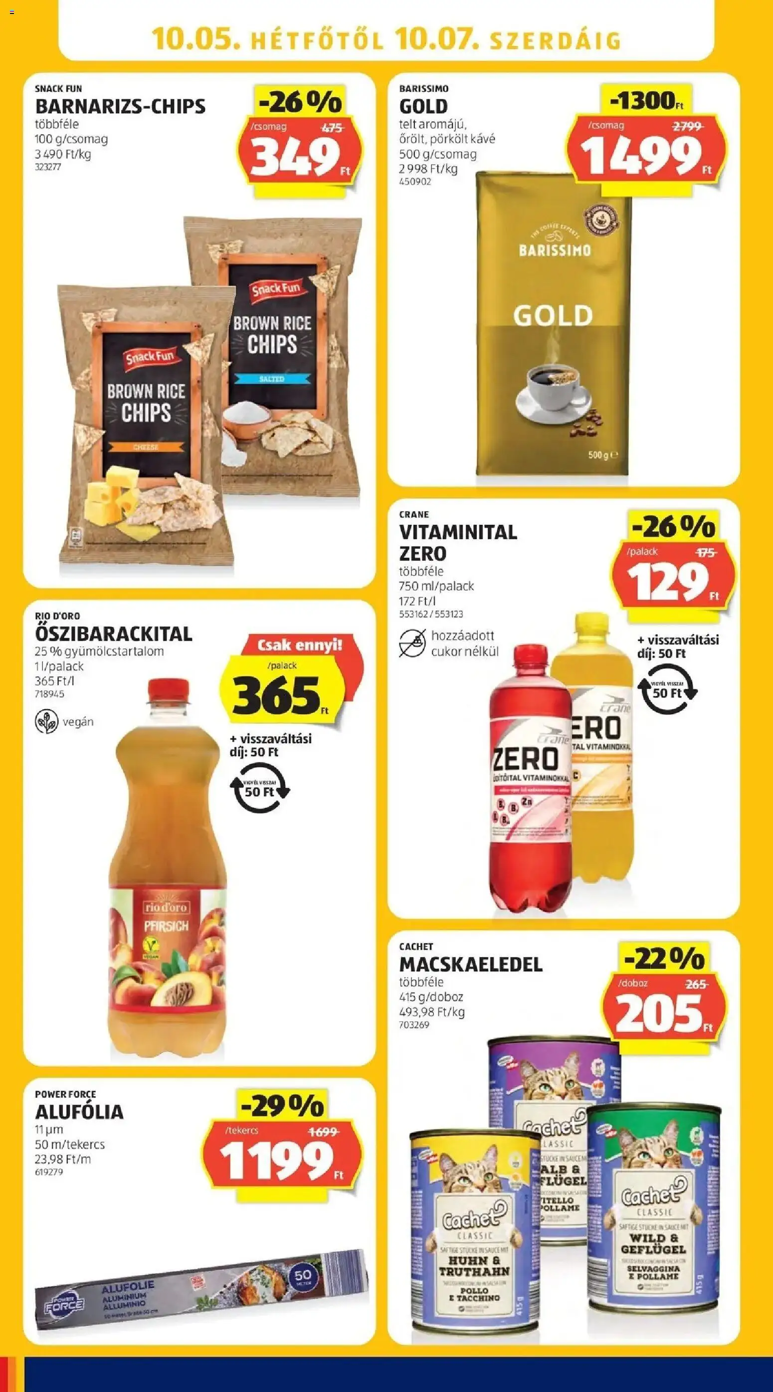 Aldi aktuális akciós újság - 2026.09.26. -tól/töl > akció, lapozható szórólap 🛍️ | Oldal: 28 | Termékek: Macskaeledel, Alufólia, Pörkölt, Cukor