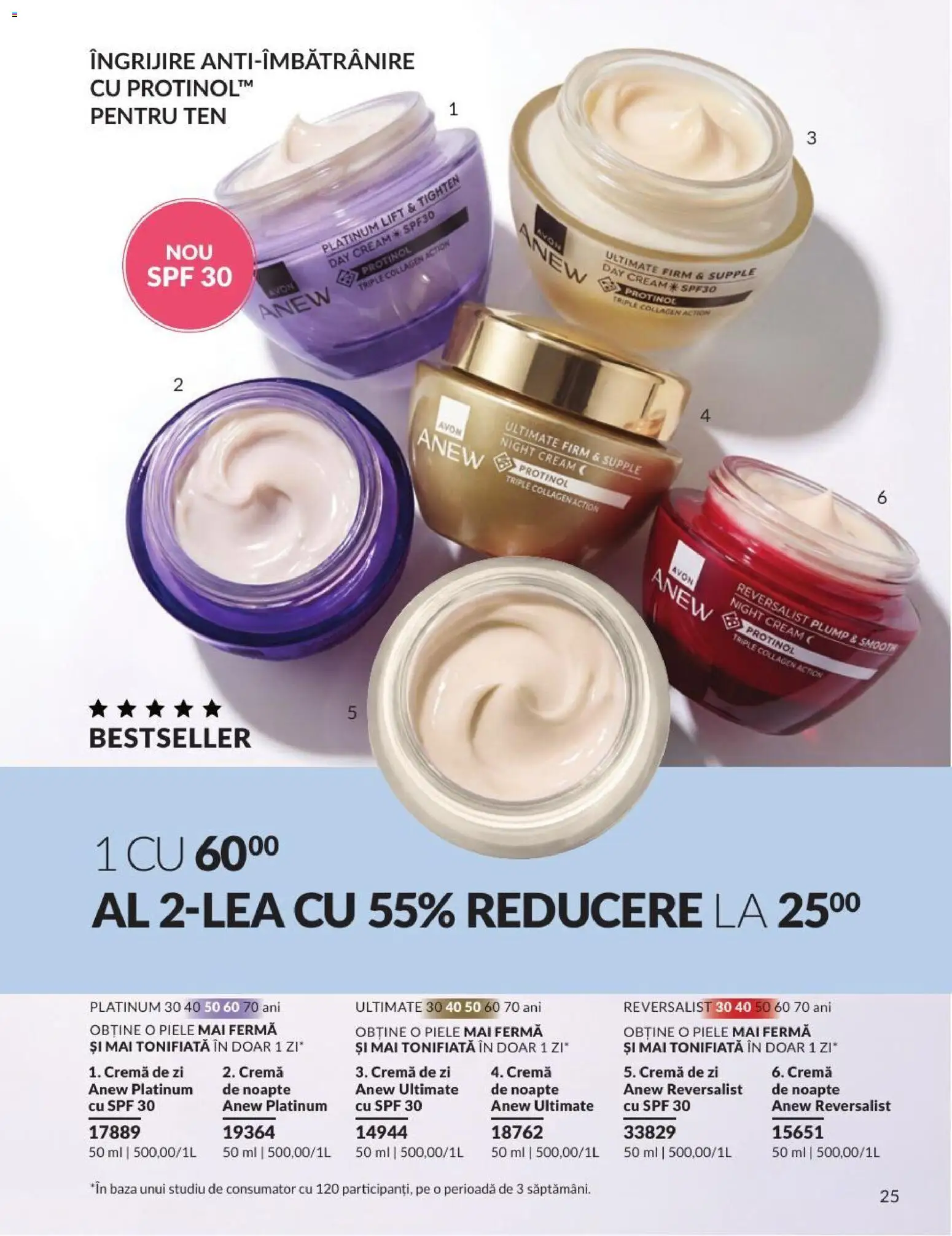 Noul catalog Avon – valabil de la 01.08.2026 | Pagină: 25 | Produse: Cremă de zi, Cremă