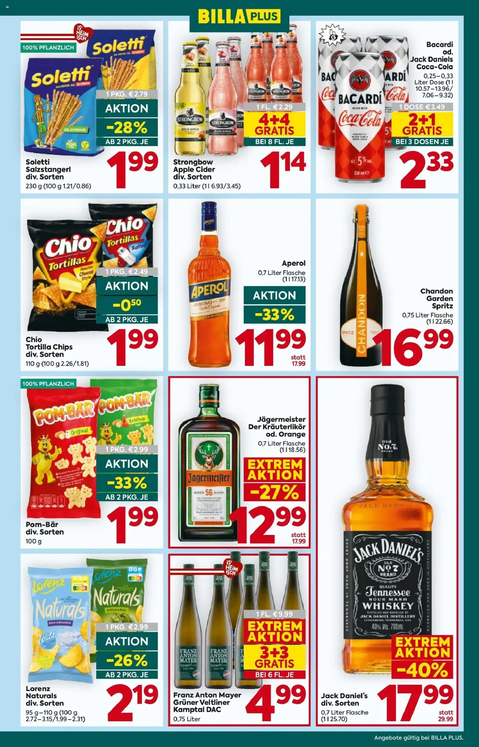 Billa Plus Flugblatt - Wien von 10.09.2026 - Aktuelle Angebote | Seite: 15 | Produkte: Ketchup, Kräuterlikör, Aperol, Apple