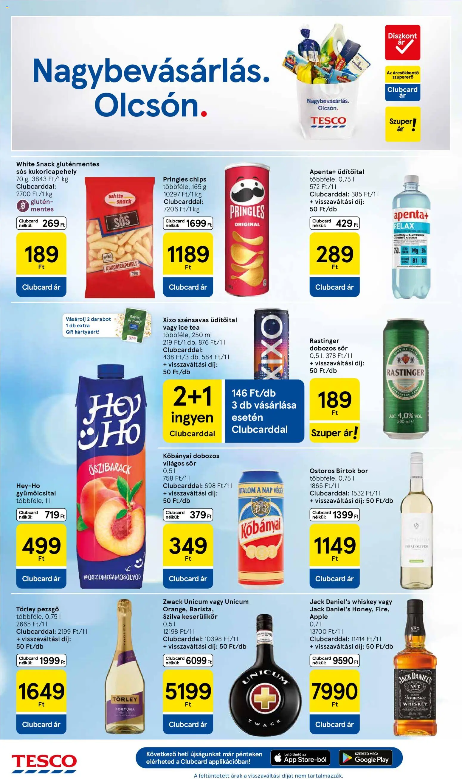 Tesco akciós ujság - amely érvényes a következő dátumtól: 28.05.2026 | Oldal: 6 | Termékek: Gyümölcsital, Törley pezsgő, Bor, Kukoricapehely