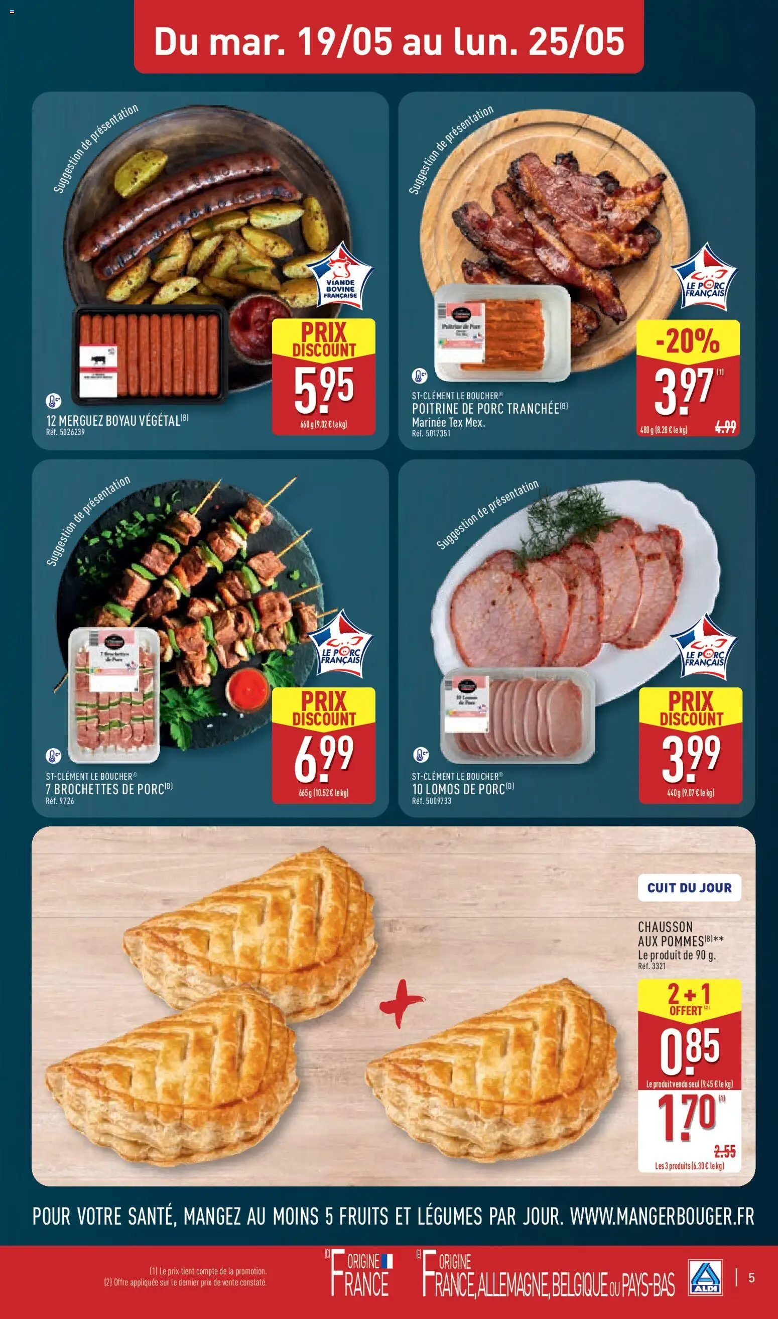 {H1} | Page: 7 | Produits: Poitrine de porc, Merguez, Porc, Viande bovine
