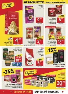 BARCAFFÉ KAVA mljevena, 600g, Barcaffé Classic mljevena kava, 600g - Pregled kataloga iz trgovine Konzum, vrijedi od 10.06.2026 | Stranica: 36