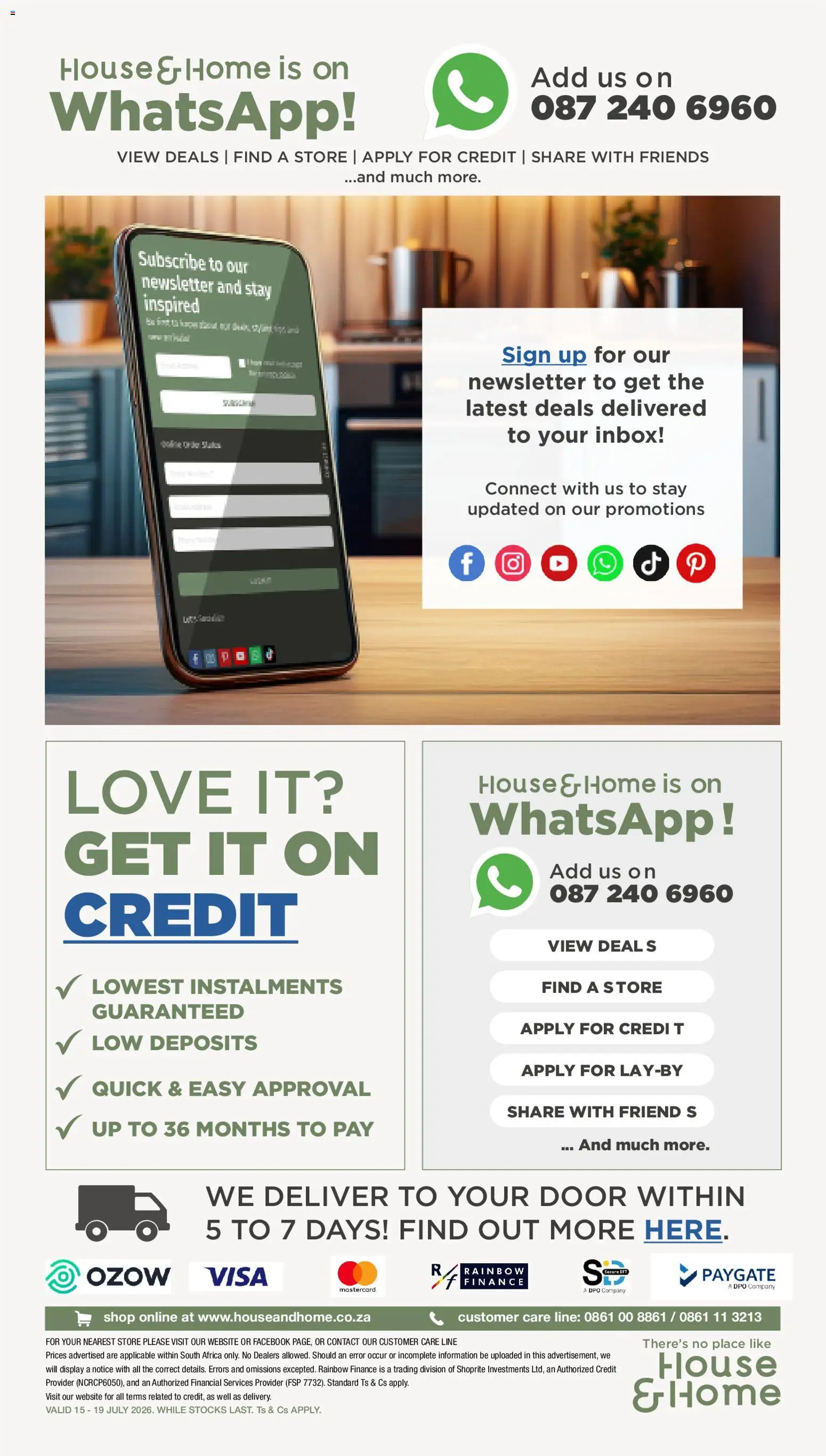 New House and Home catalogue – valid from 15/07/2026 | Page: 4
