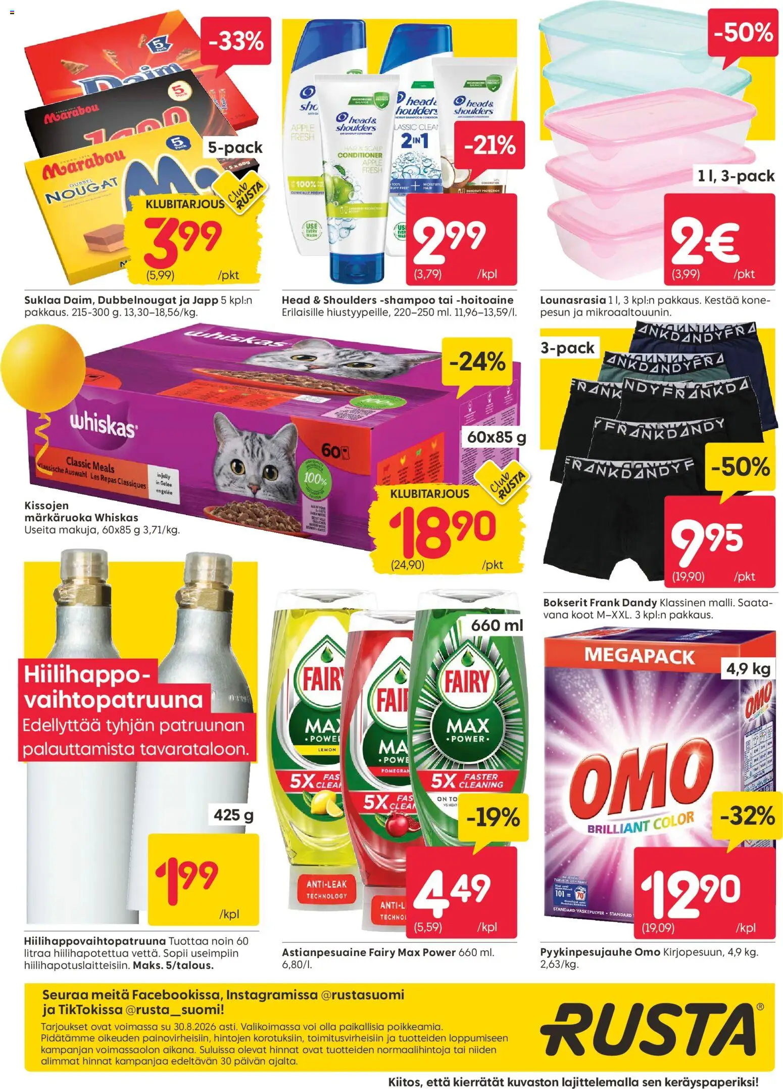 Rusta tarjoukset – voimassa 24/08/2026 alkaen | Sivu: 20
