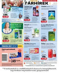 Pingvin Patika akciós újság - amely érvényes a következő dátumtól: 2026.10.01. | Oldal: 14 | Termékek: Kapszula, Vitamin, Tabletta, Omega