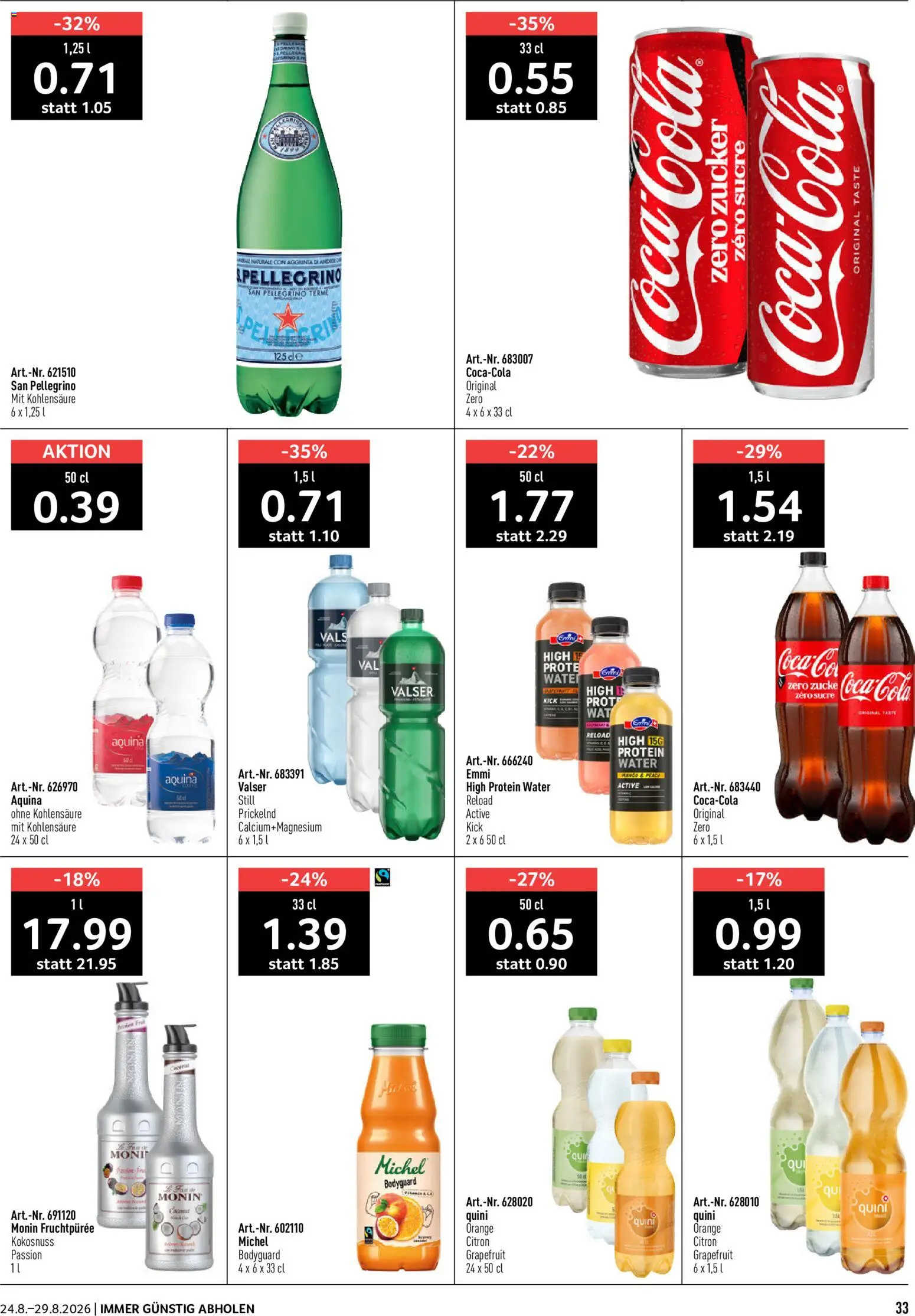 Prodega aktionen – gültig ab 24.08.2026 | Seite: 33 | Produkte: Grapefruit, Zucker